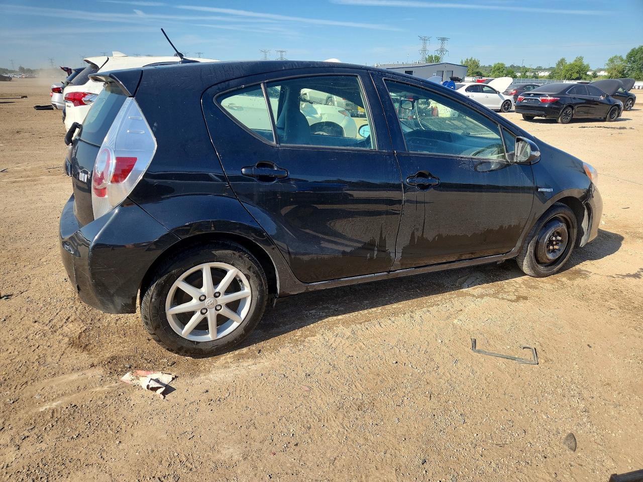 2012 Toyota Prius C Four Black vin: JTDKDTB32C1024952