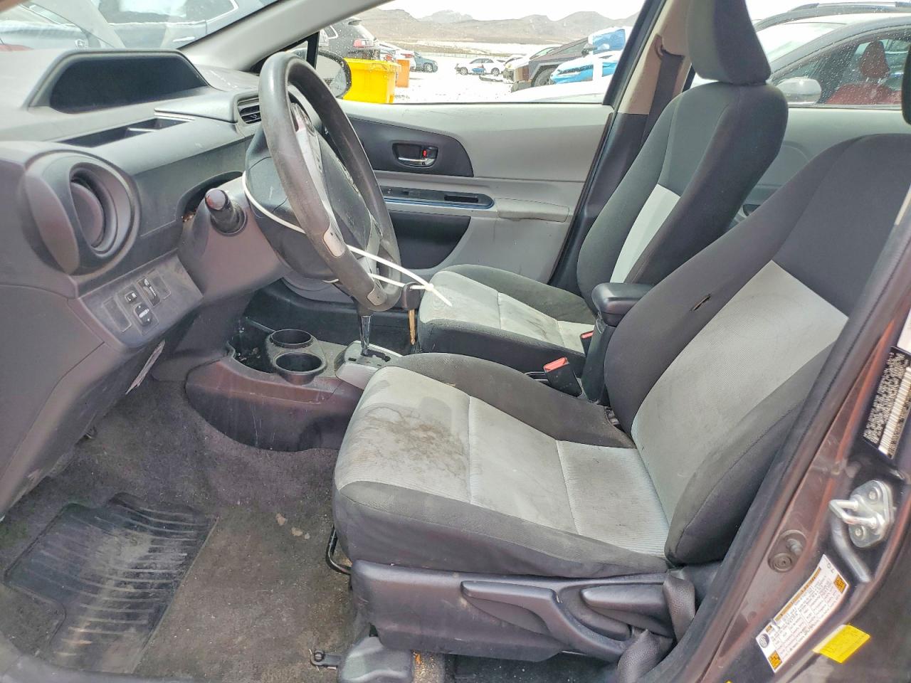 2013 Toyota Prius C Two Gray vin: JTDKDTB32D1538513