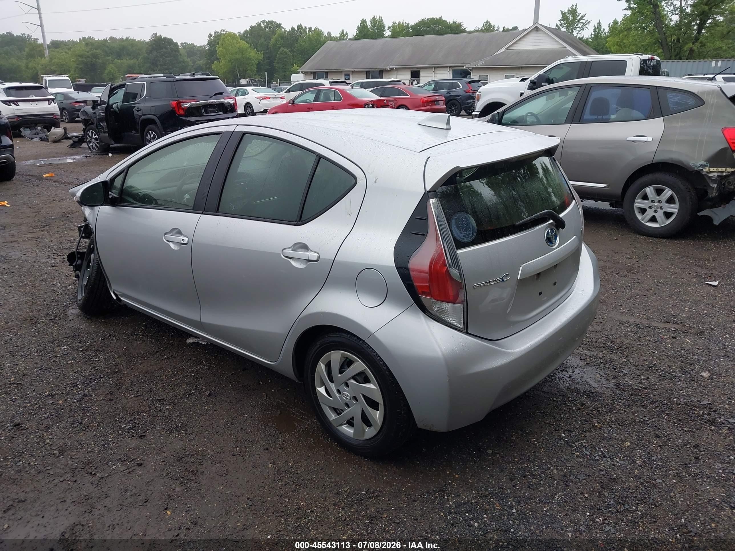 2015 Toyota Prius C Four/one/three/two Silver vin: JTDKDTB32F1577959