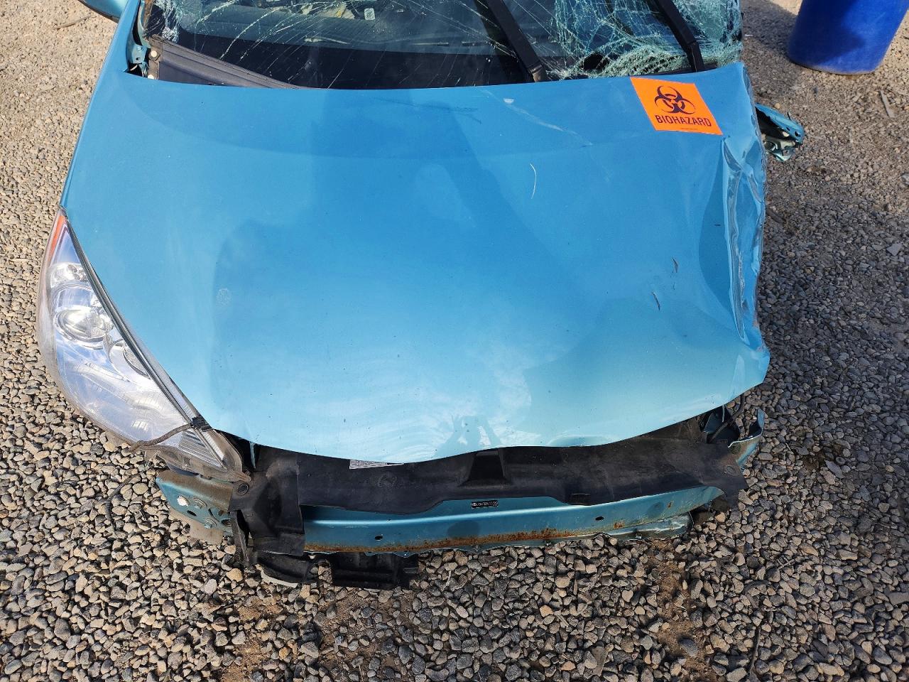 2012 Toyota Prius C Four Blue vin: JTDKDTB33C1014253