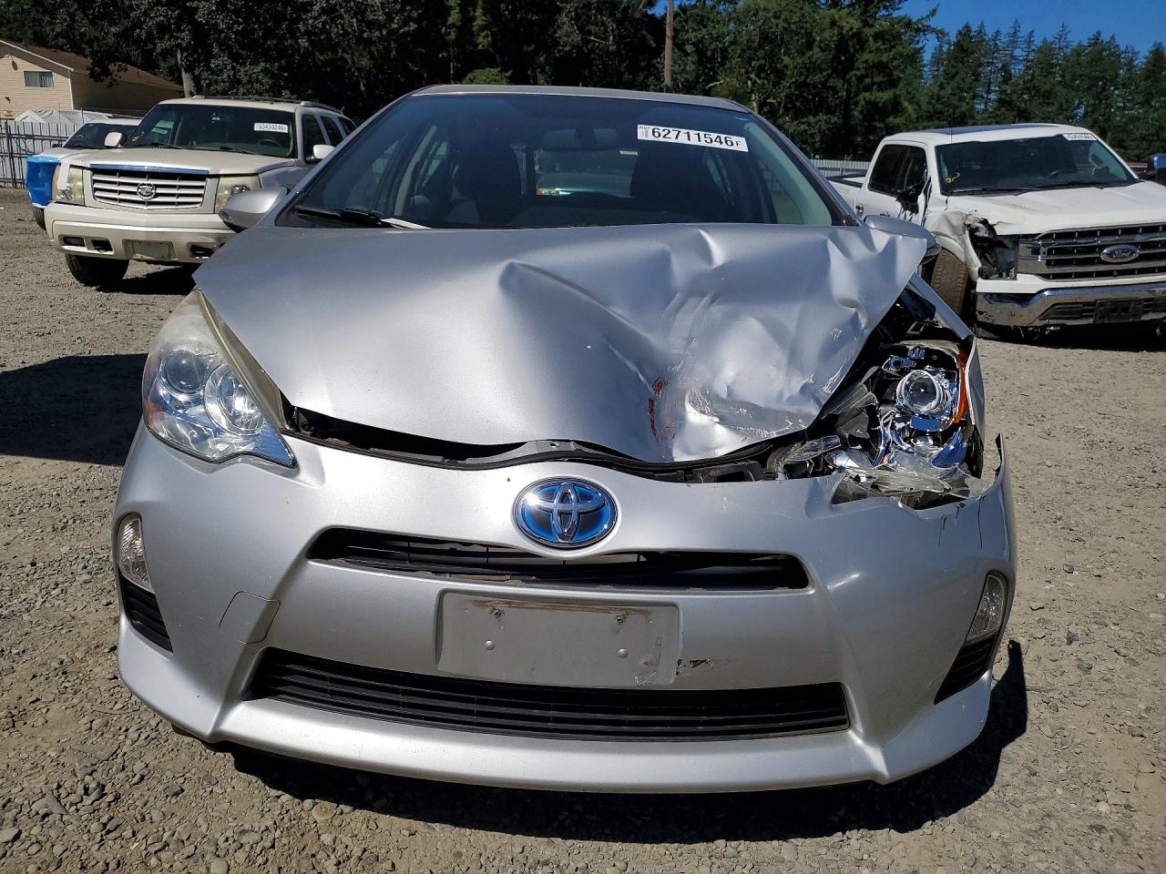 2012 Toyota Prius C Two Silver vin: JTDKDTB33C1016715