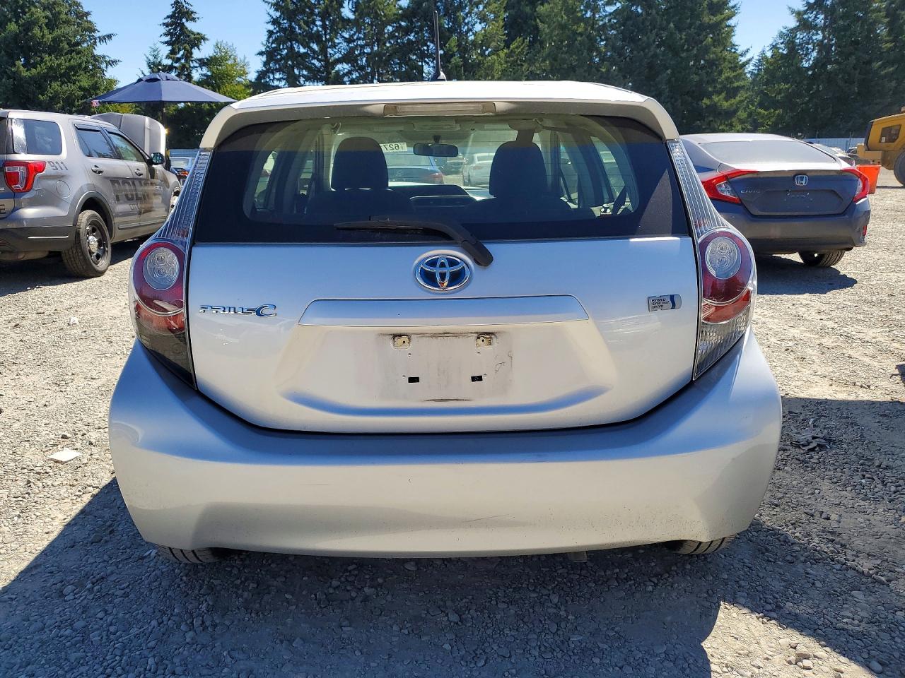2012 Toyota Prius C Two Silver vin: JTDKDTB33C1016715