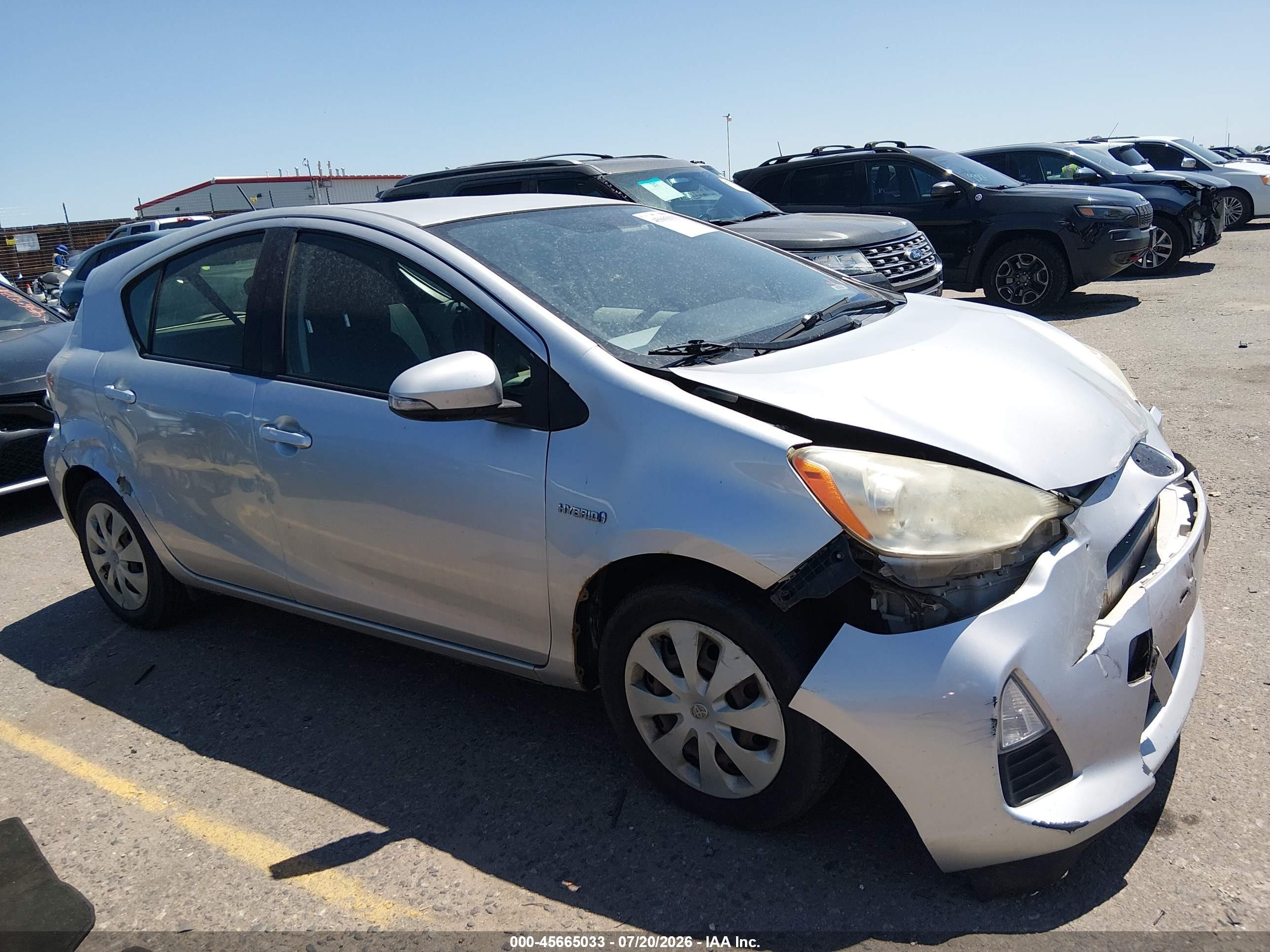 2012 Toyota Prius C Three Silver vin: JTDKDTB33C1512324
