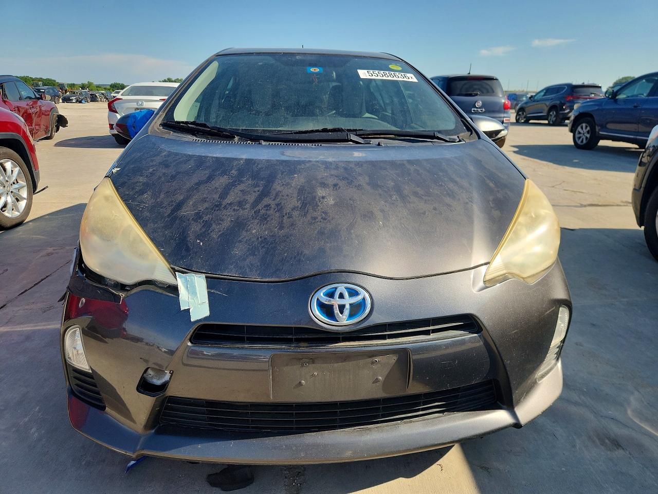 2013 Toyota Prius C One Серый vin: JTDKDTB33D1533336