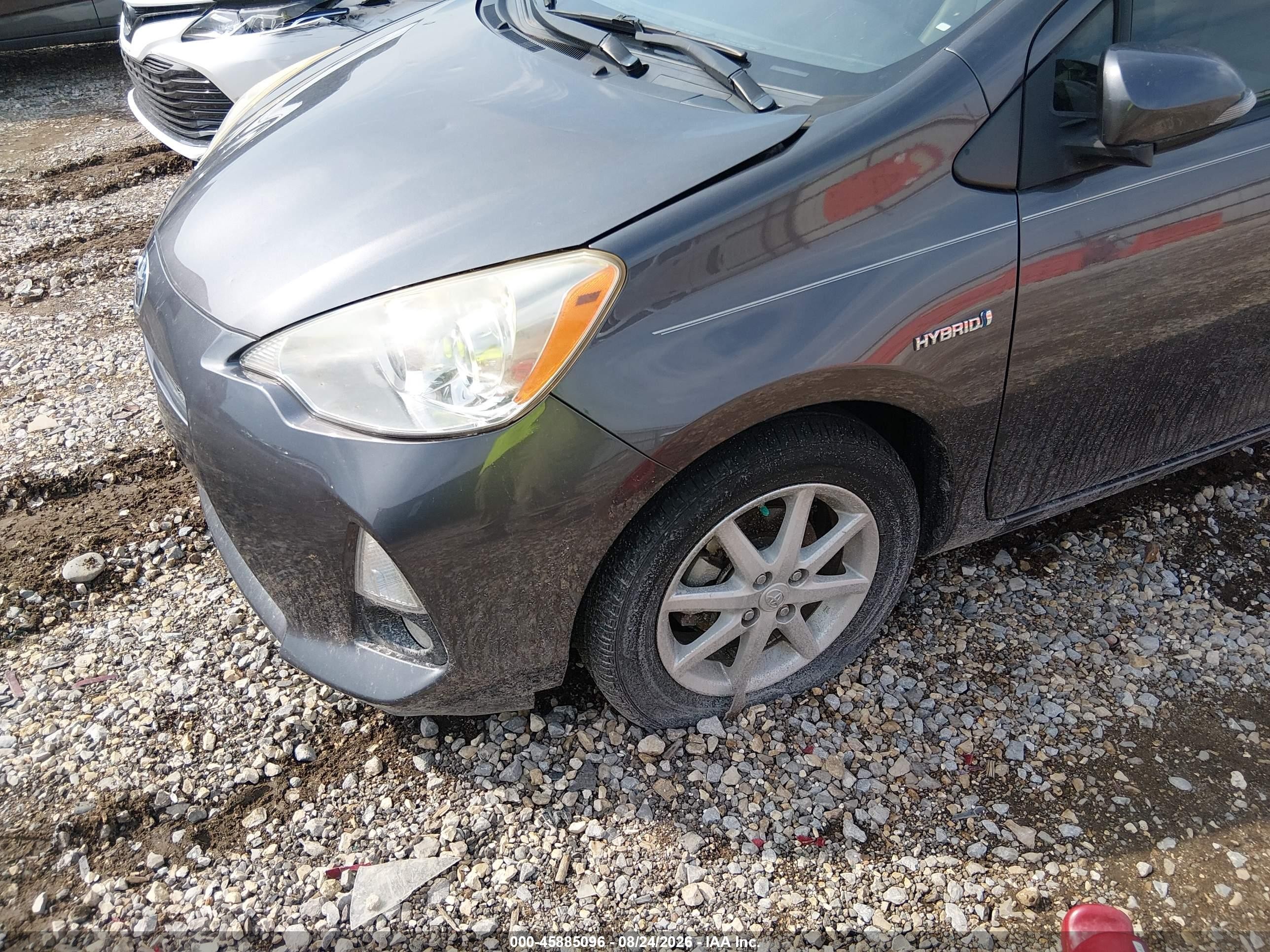2013 Toyota Prius C Four Gray vin: JTDKDTB33D1534406