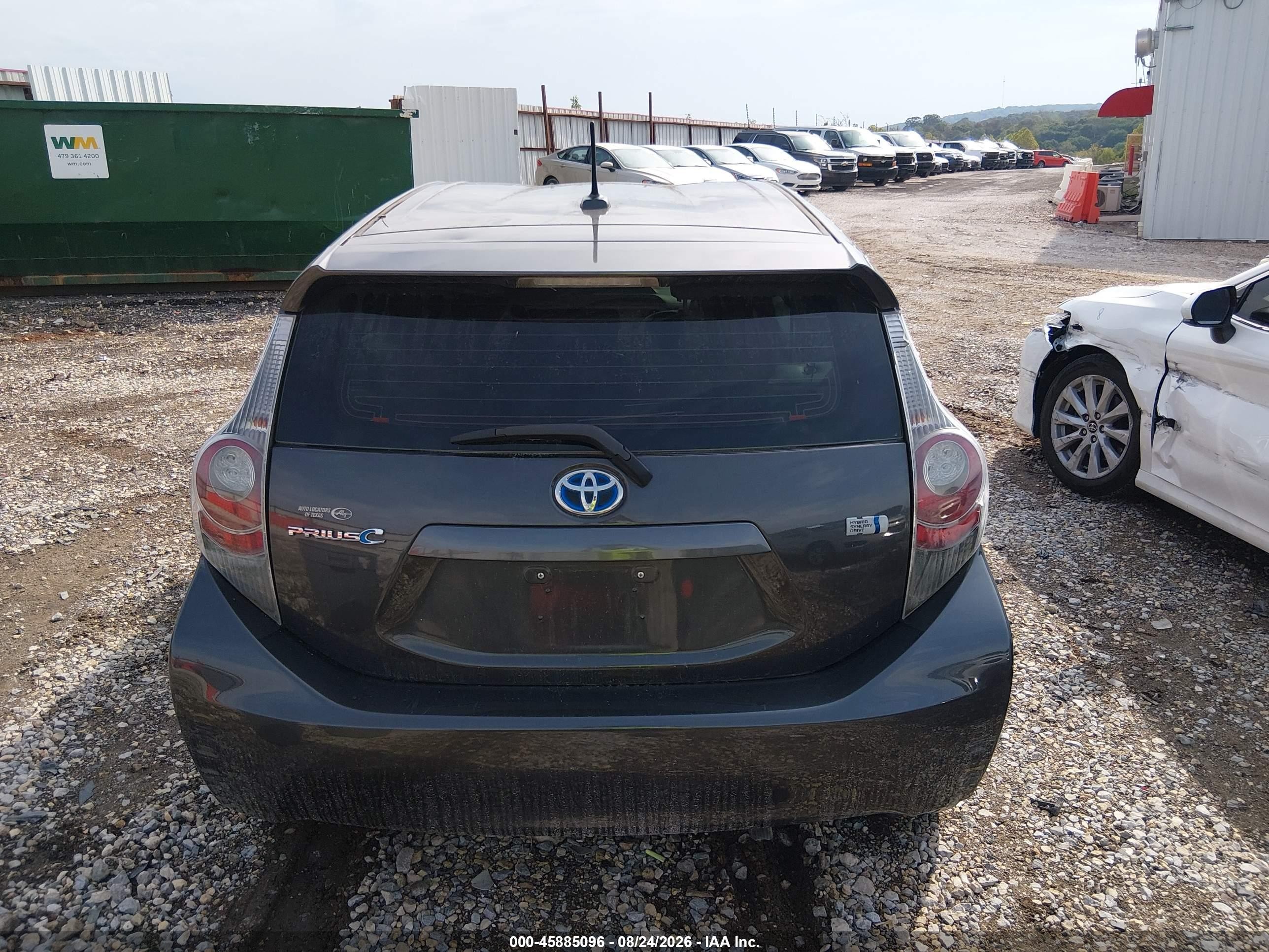 2013 Toyota Prius C Four Gray vin: JTDKDTB33D1534406
