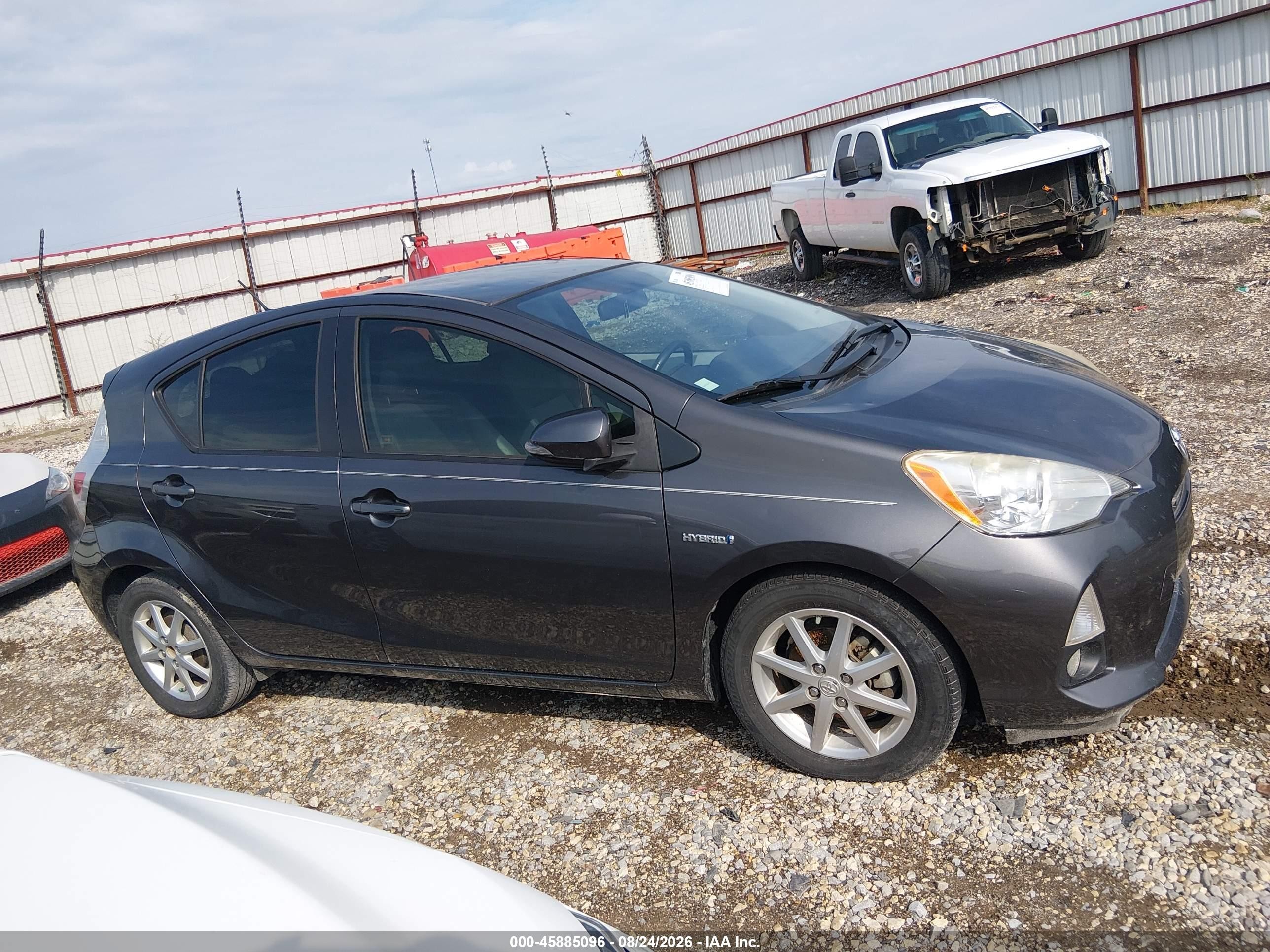 2013 Toyota Prius C Four Gray vin: JTDKDTB33D1534406