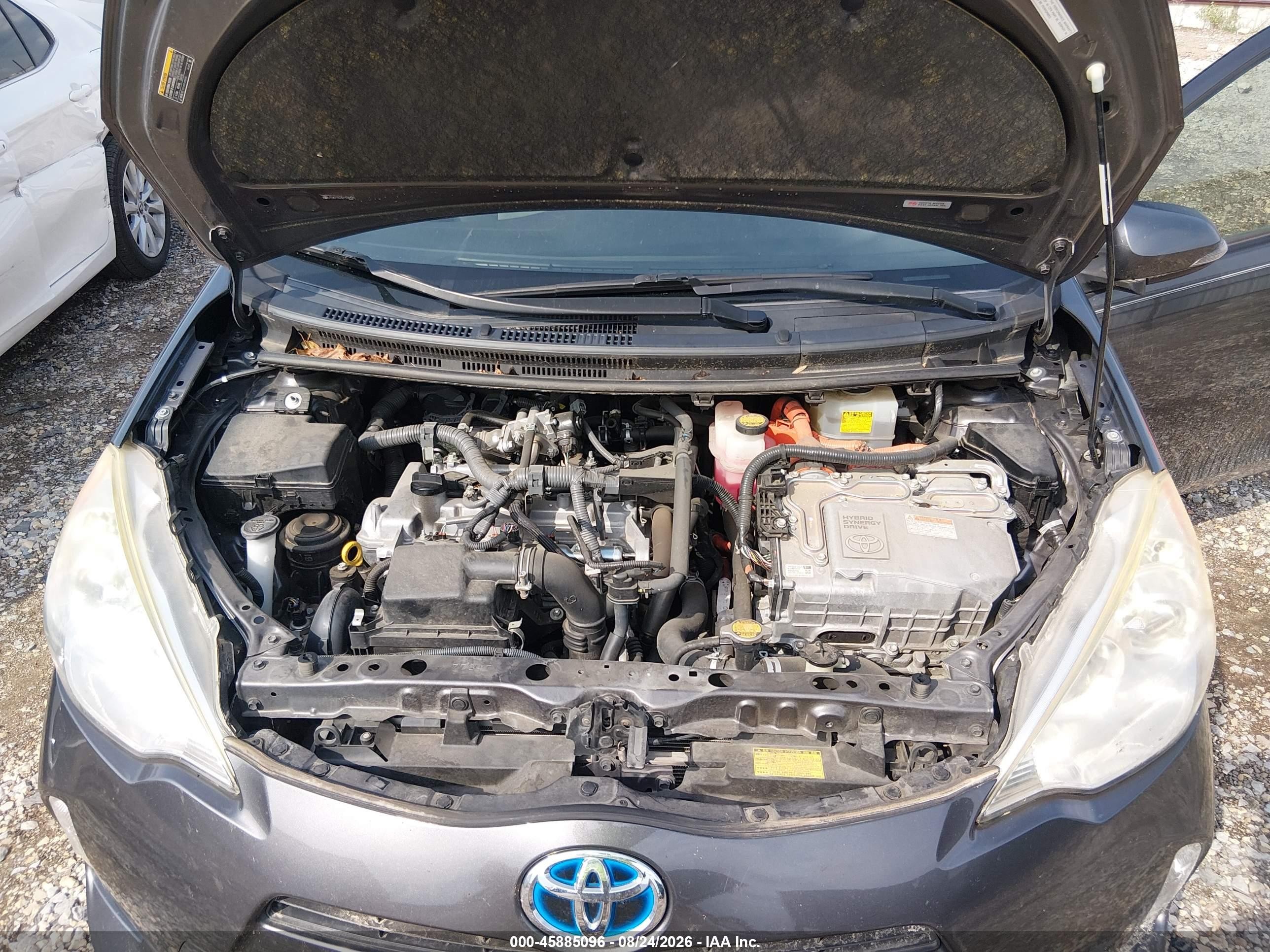2013 Toyota Prius C Four Gray vin: JTDKDTB33D1534406
