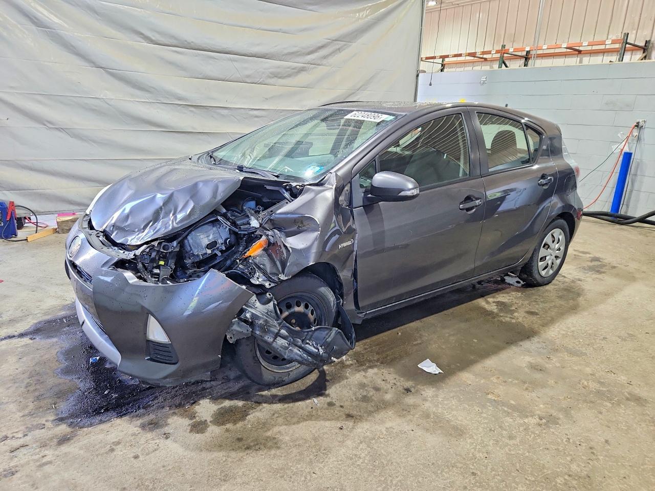 2013 Toyota Prius C Two Gray vin: JTDKDTB33D1554039