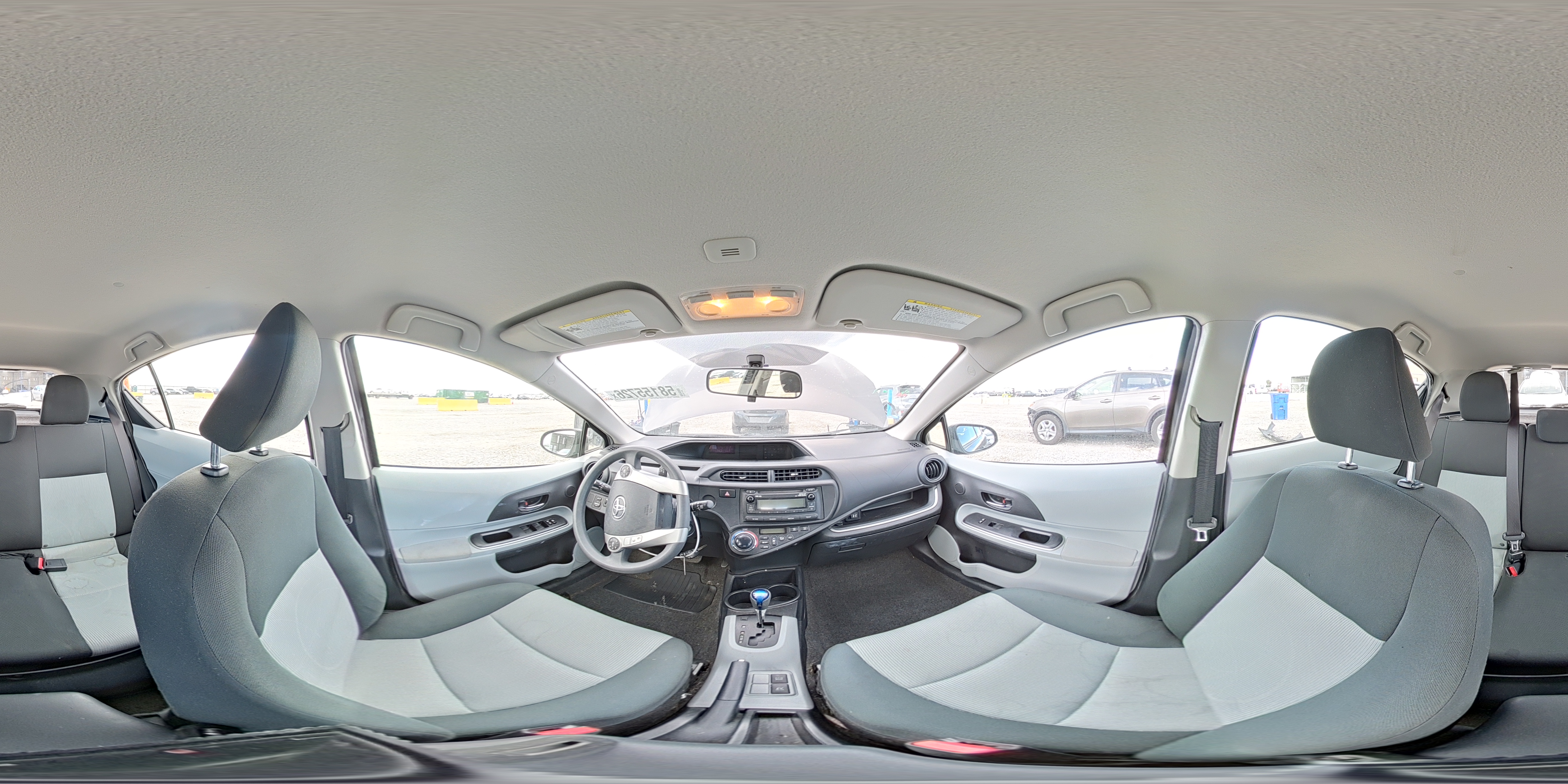2014 Toyota Prius C Two Gray vin: JTDKDTB33E1060880