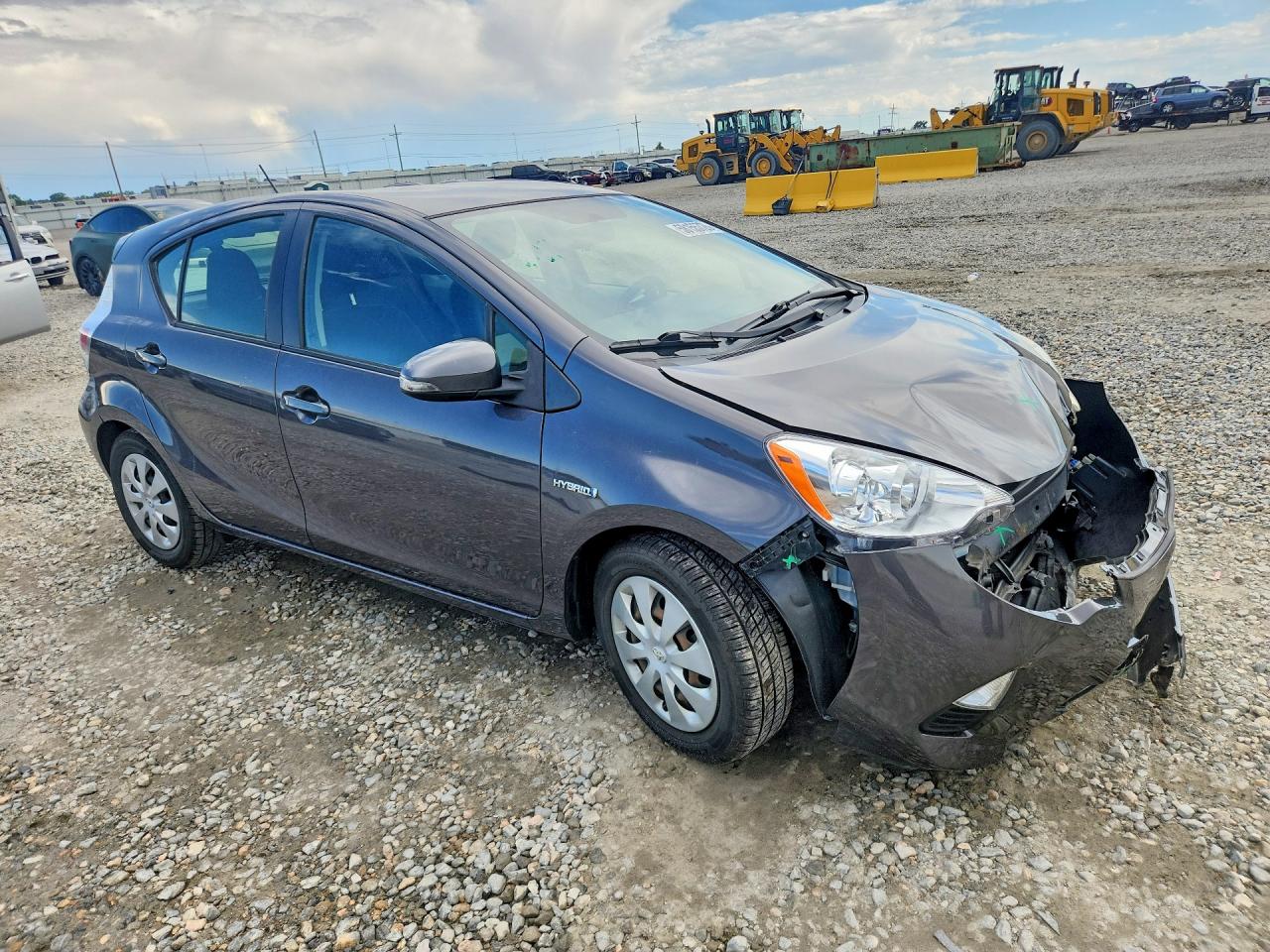 2014 Toyota Prius C Two Gray vin: JTDKDTB33E1060880