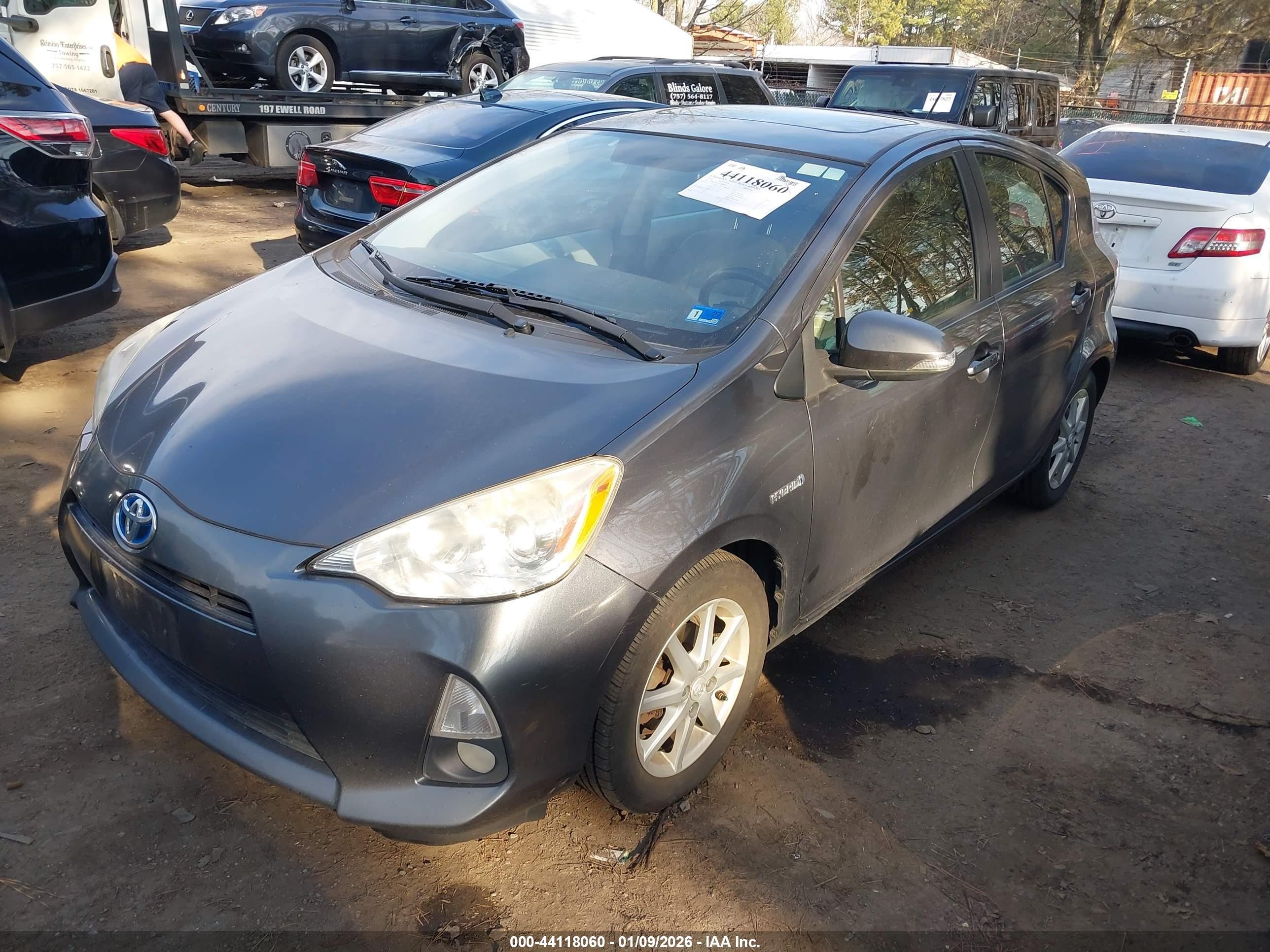 2014 Toyota Prius C Four Gray vin: JTDKDTB33E1069000