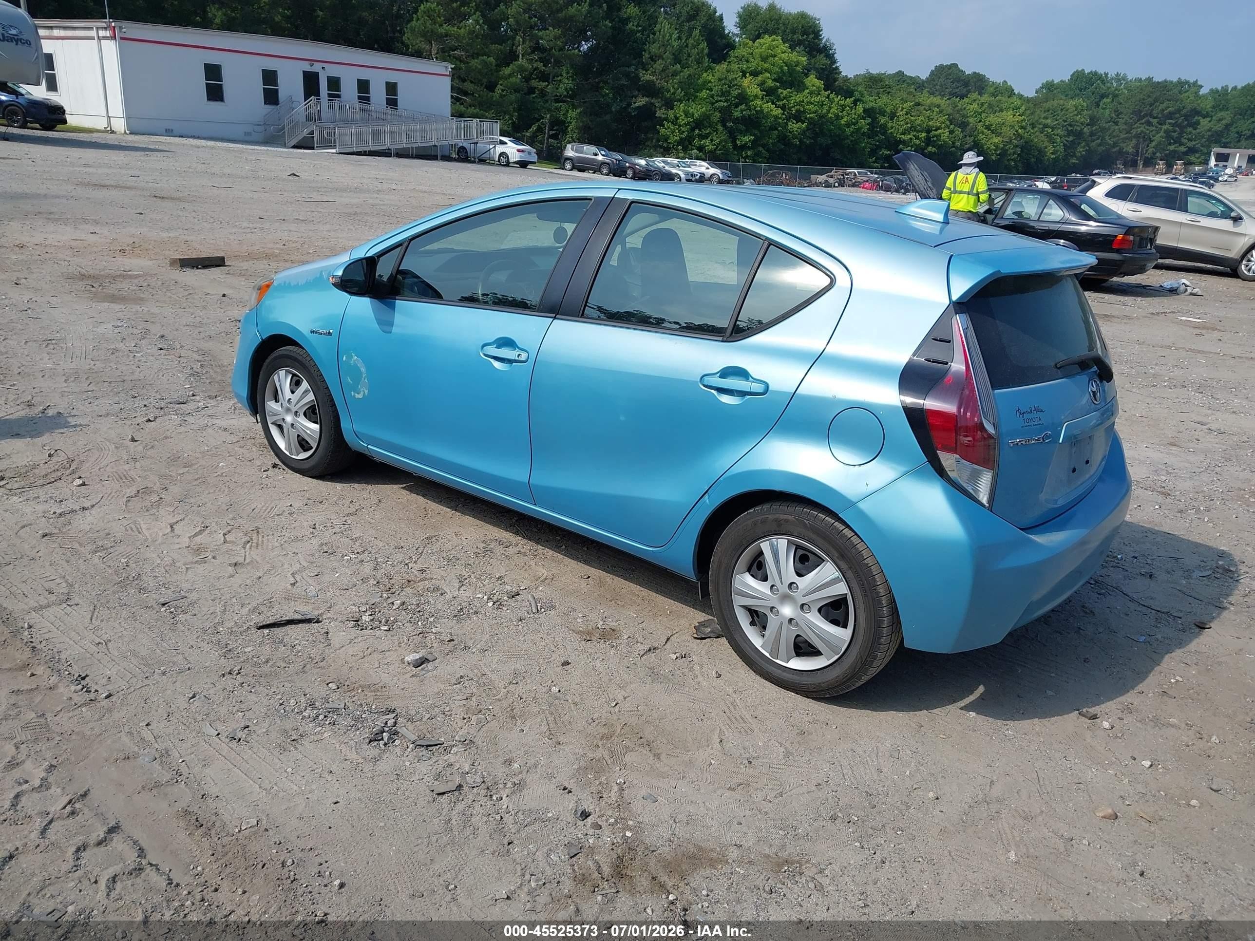 2015 Toyota Prius C One Синий vin: JTDKDTB33F1091998
