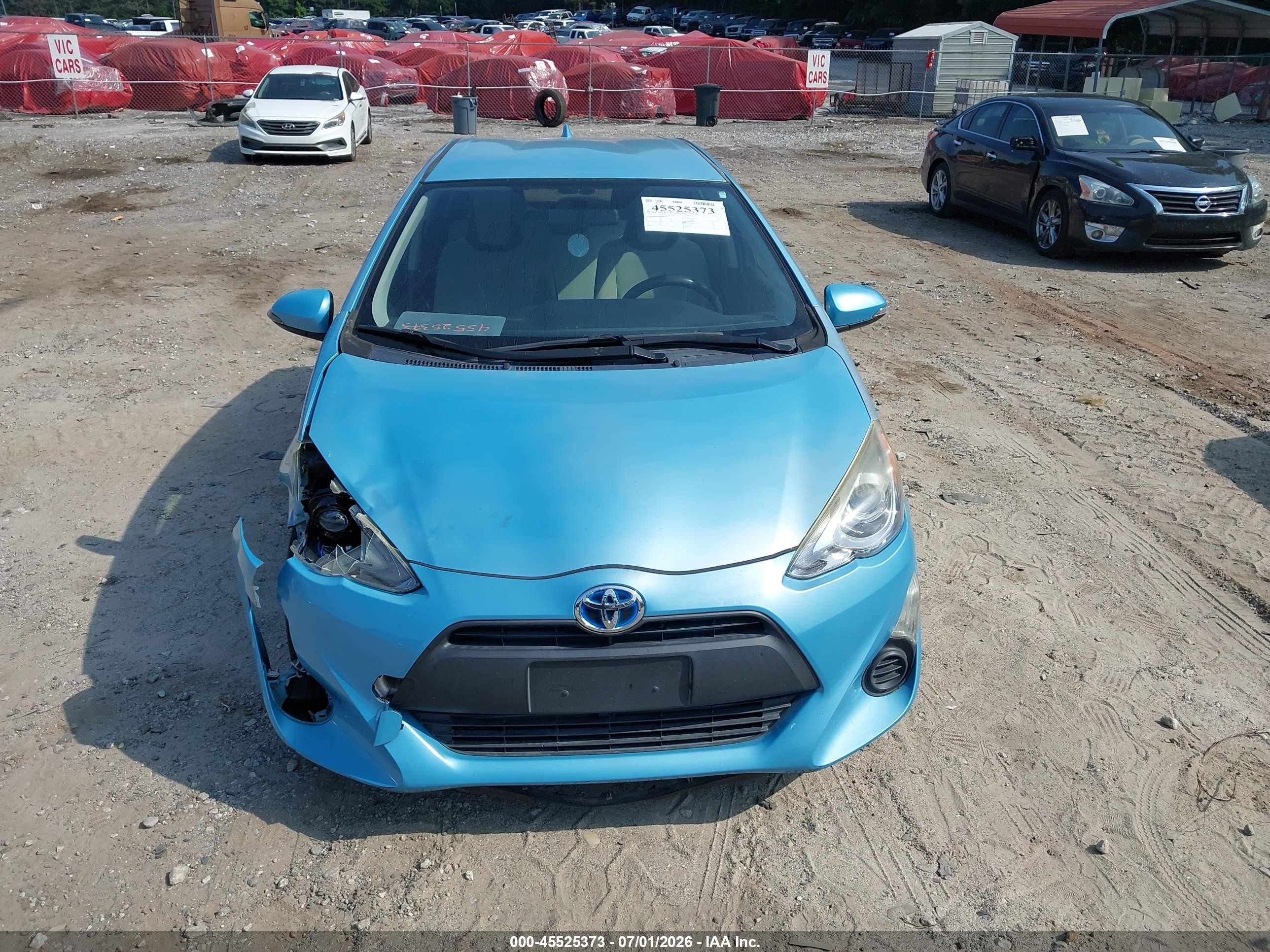 2015 Toyota Prius C One Синий vin: JTDKDTB33F1091998