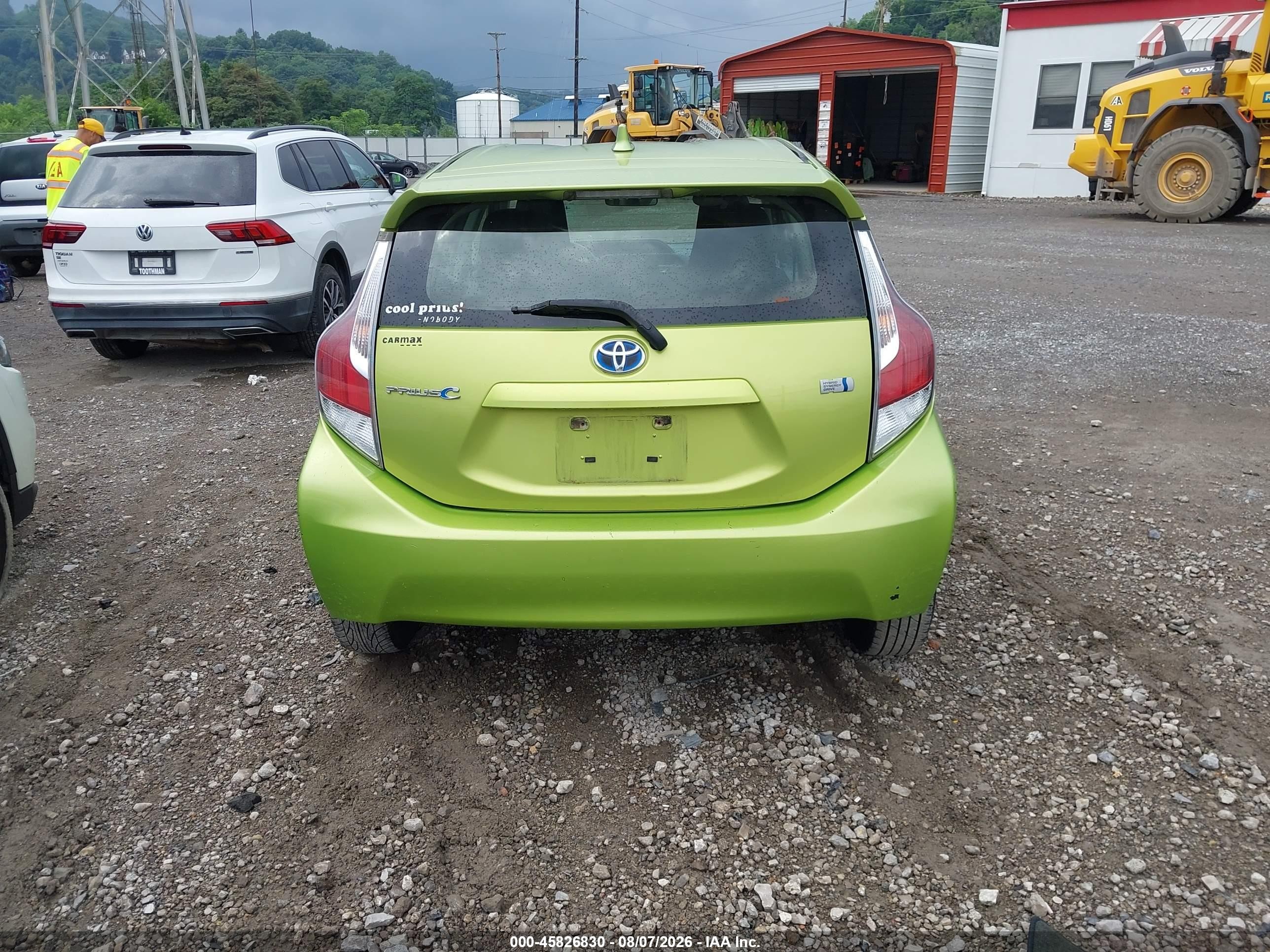 2015 Toyota Prius C One Green vin: JTDKDTB33F1101784