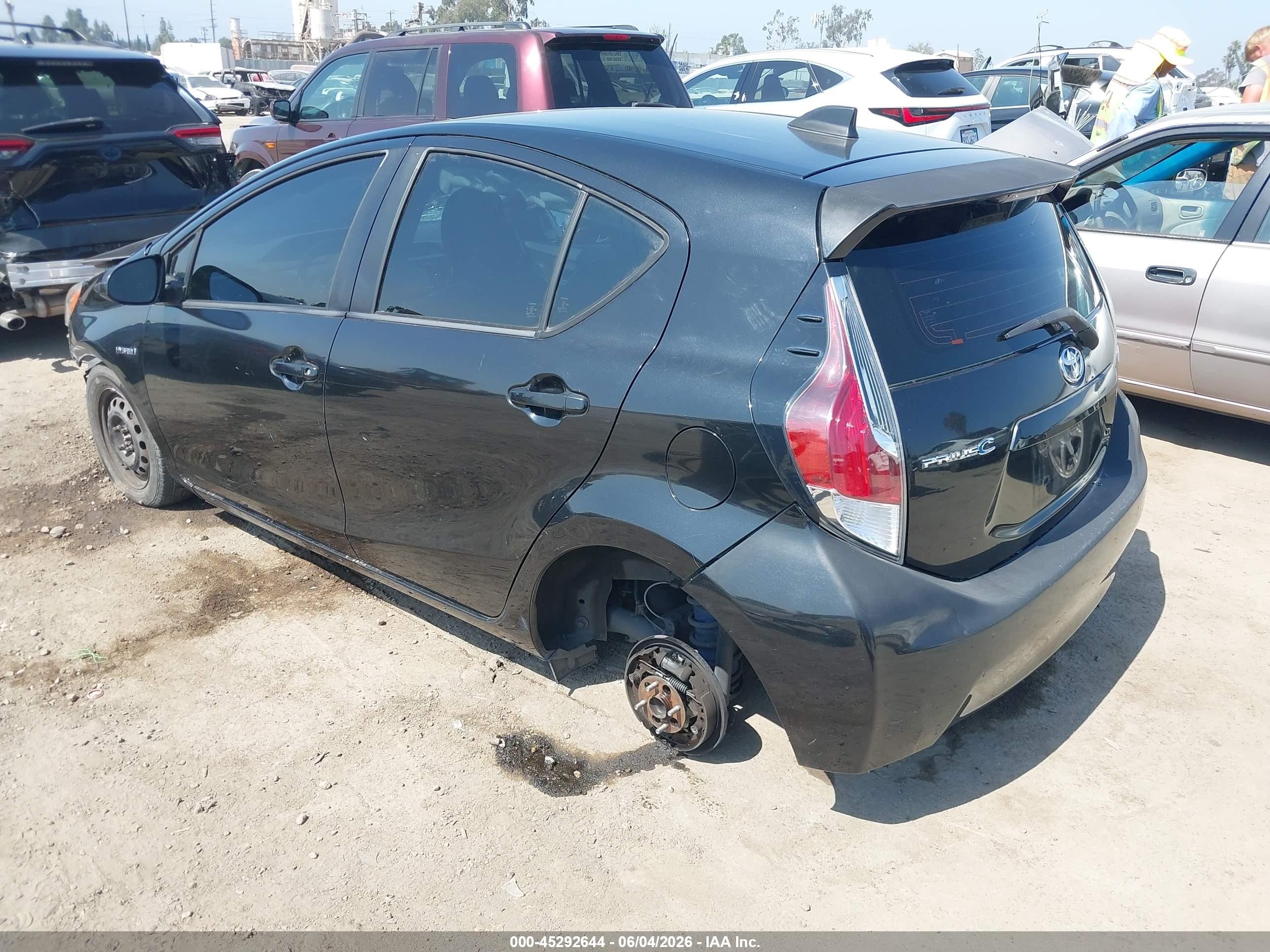 2015 Toyota Prius C Four Black vin: JTDKDTB33F1113613
