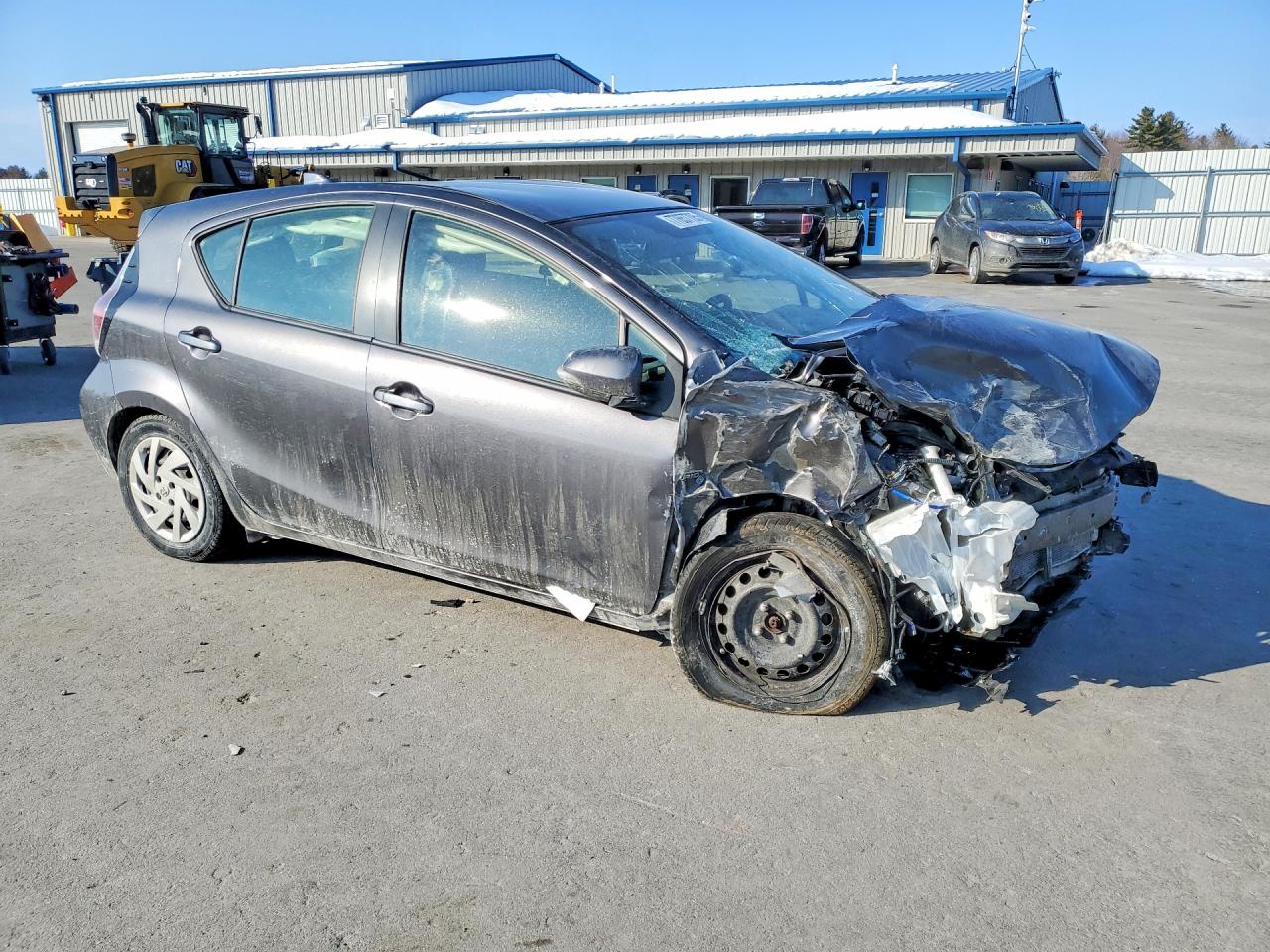 2015 Toyota Prius C Two Gray vin: JTDKDTB33F1584807