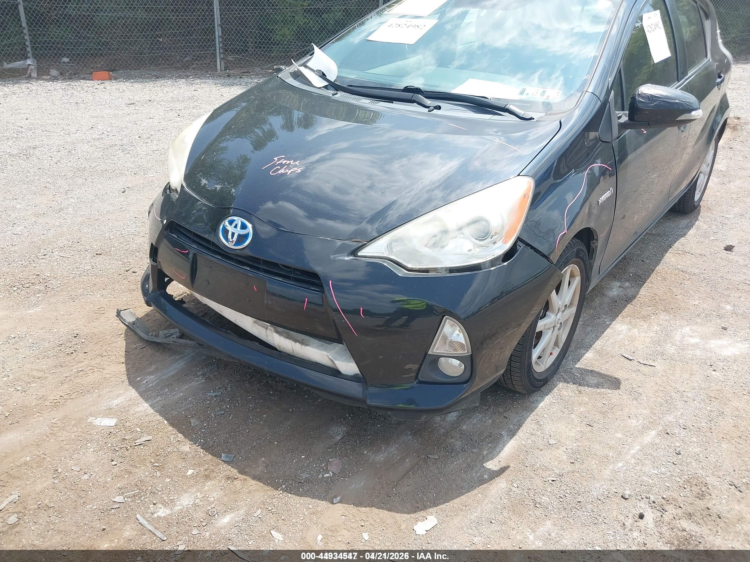 2012 Toyota Prius C Four Black vin: JTDKDTB34C1007361