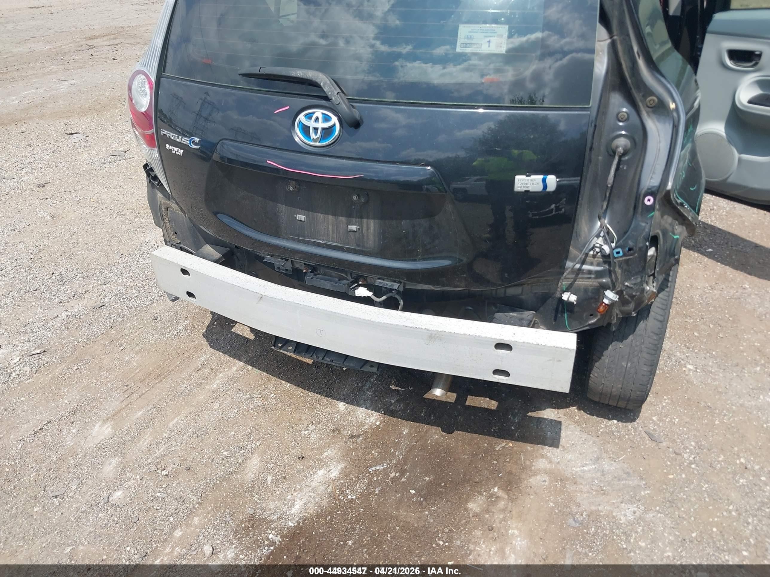 2012 Toyota Prius C Four Black vin: JTDKDTB34C1007361