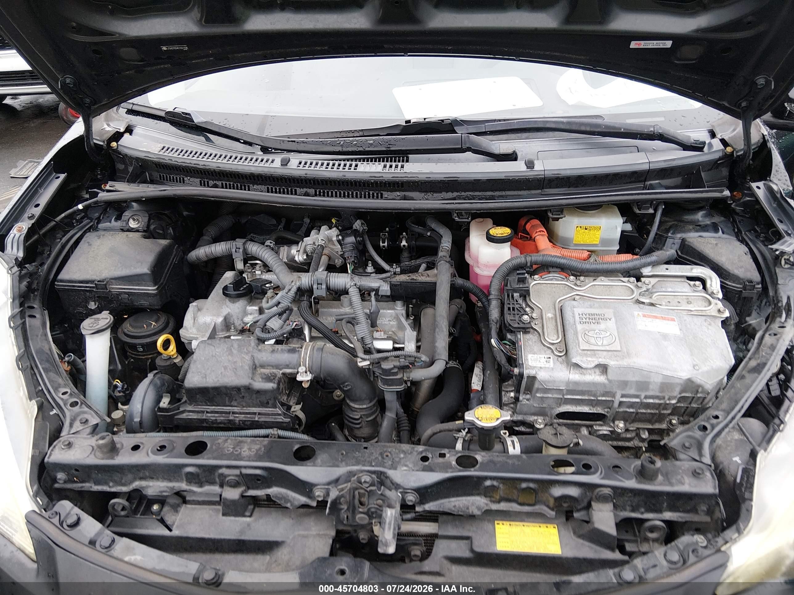2012 Toyota Prius C One Черный vin: JTDKDTB34C1021938