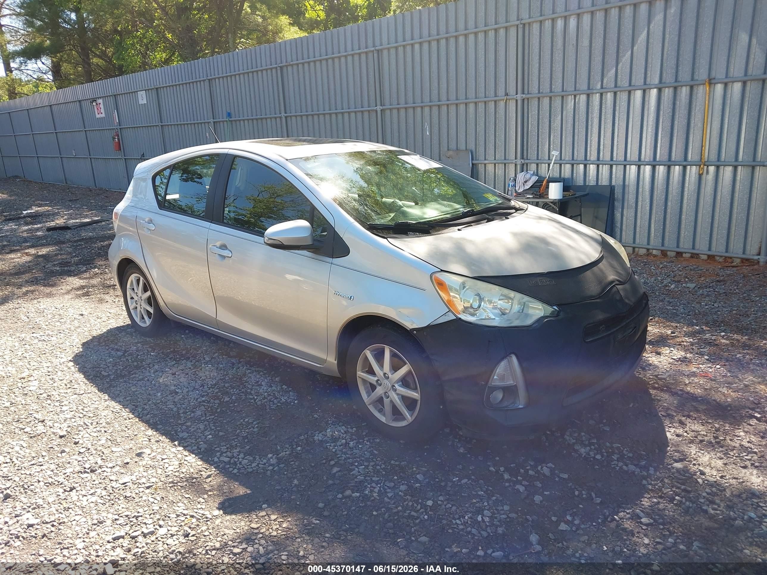 2013 Toyota Prius C Four Silver vin: JTDKDTB34D1032214