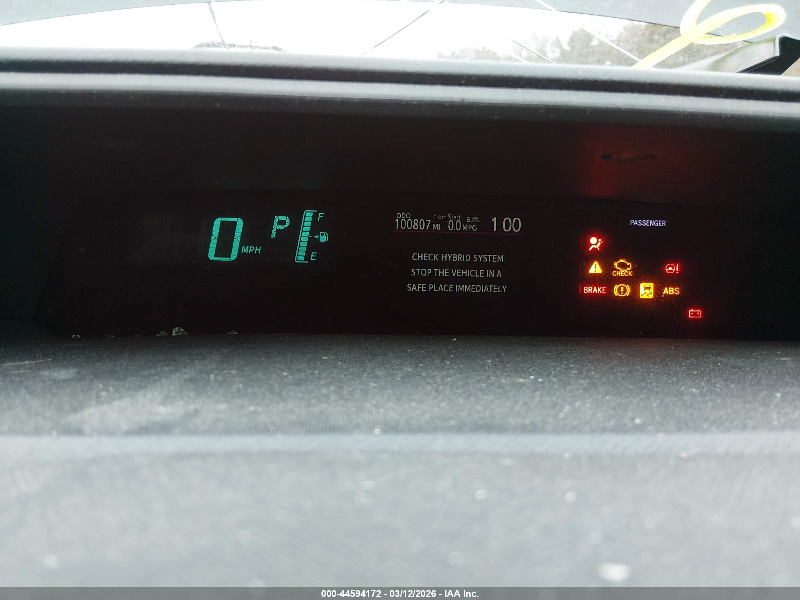 2013 Toyota Prius C Two Черный vin: JTDKDTB34D1531403
