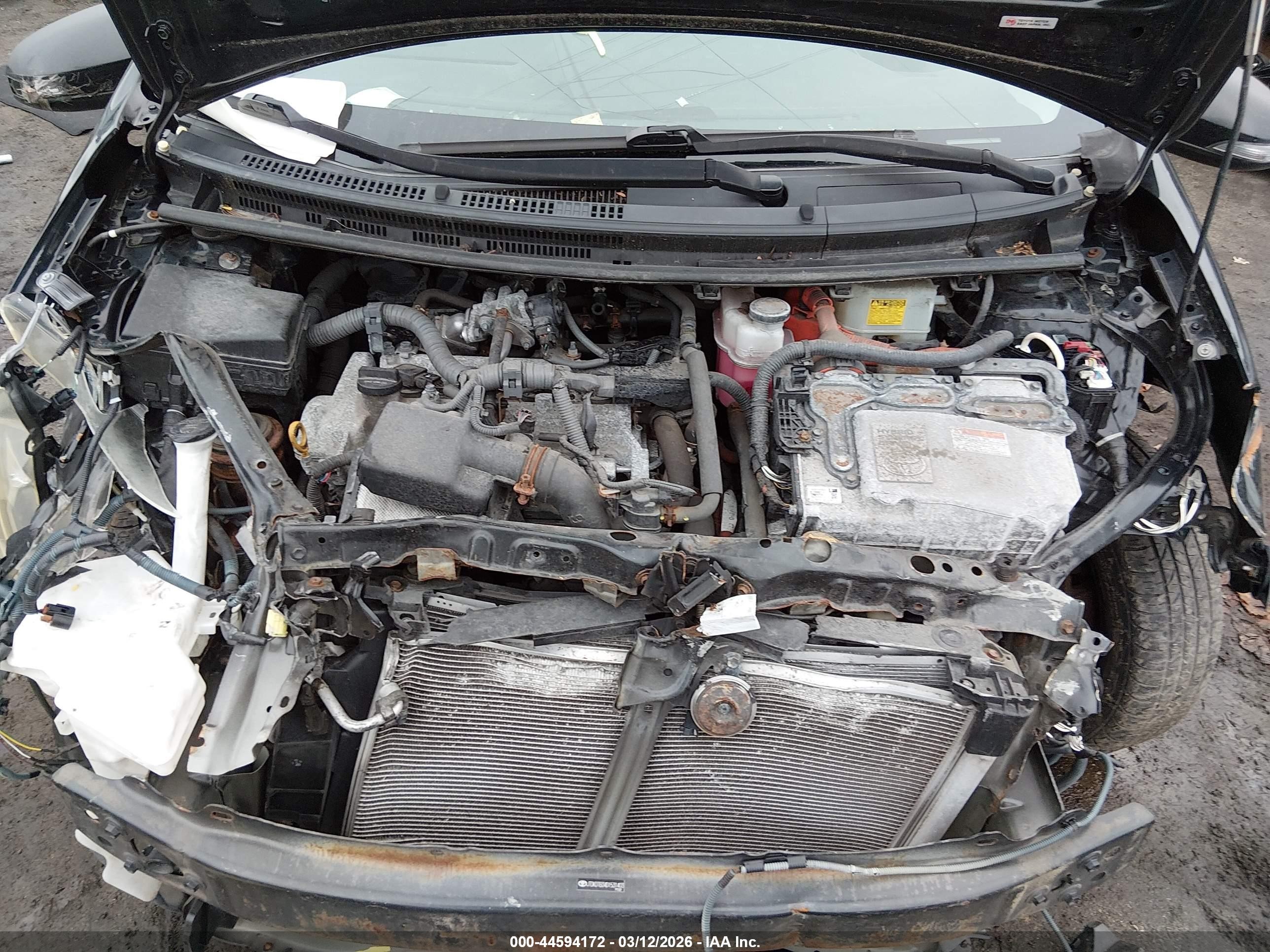 2013 Toyota Prius C Two Черный vin: JTDKDTB34D1531403