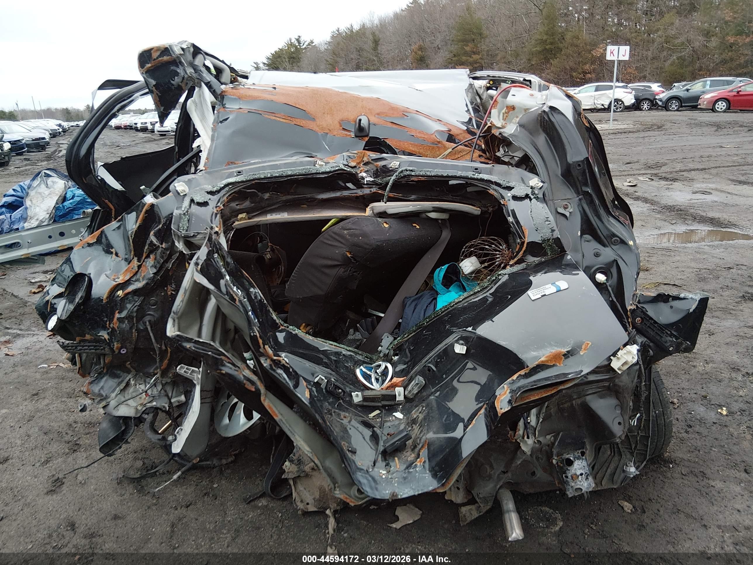2013 Toyota Prius C Two Черный vin: JTDKDTB34D1531403