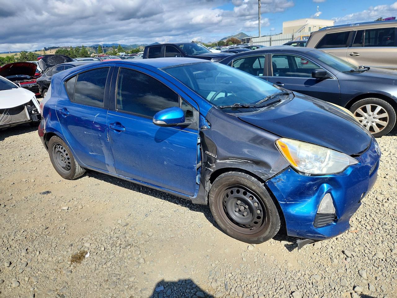 2013 Toyota Prius C Two Blue vin: JTDKDTB34D1554292