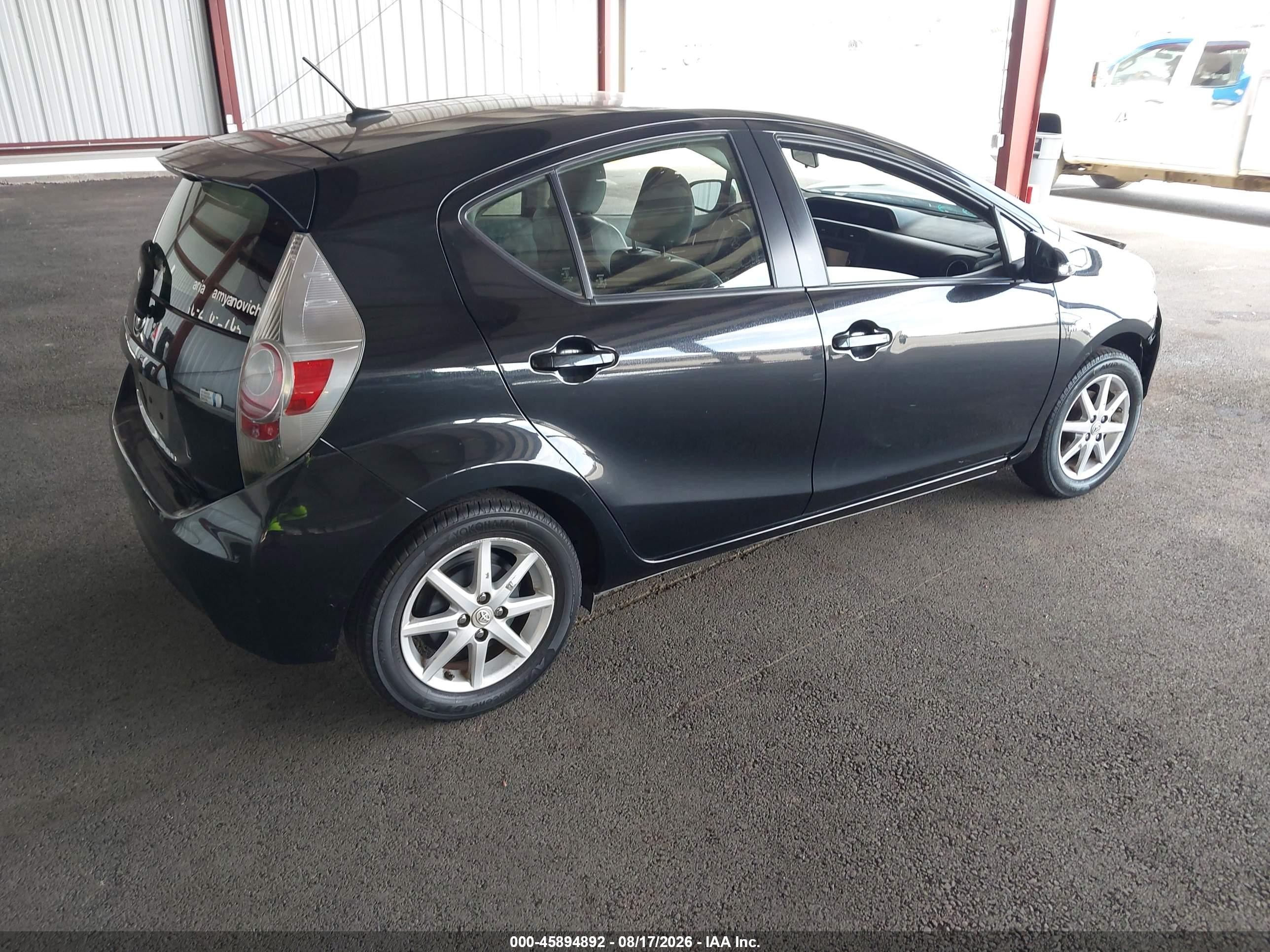 2014 Toyota Prius C Four Black vin: JTDKDTB34E1069894