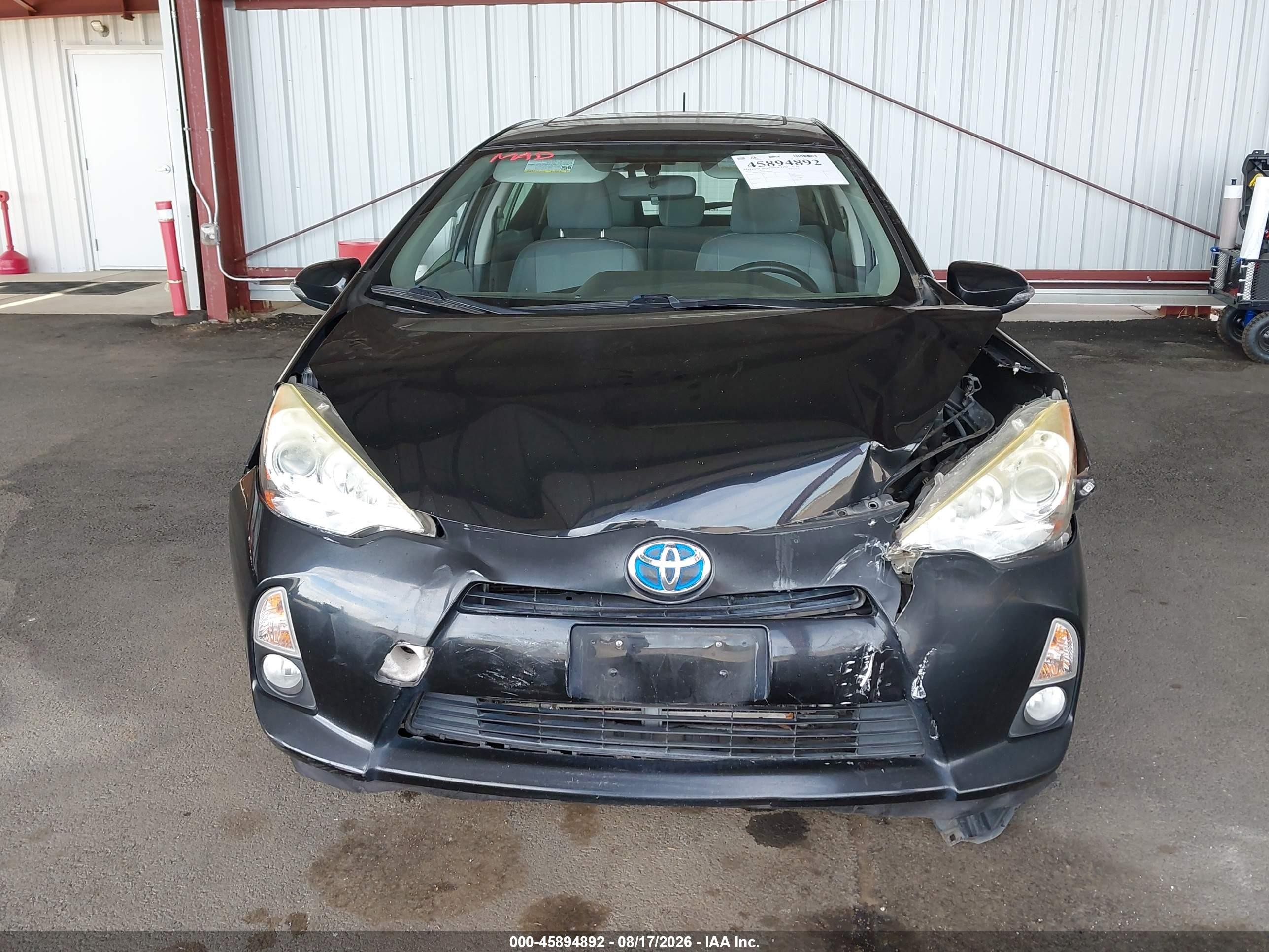 2014 Toyota Prius C Four Black vin: JTDKDTB34E1069894