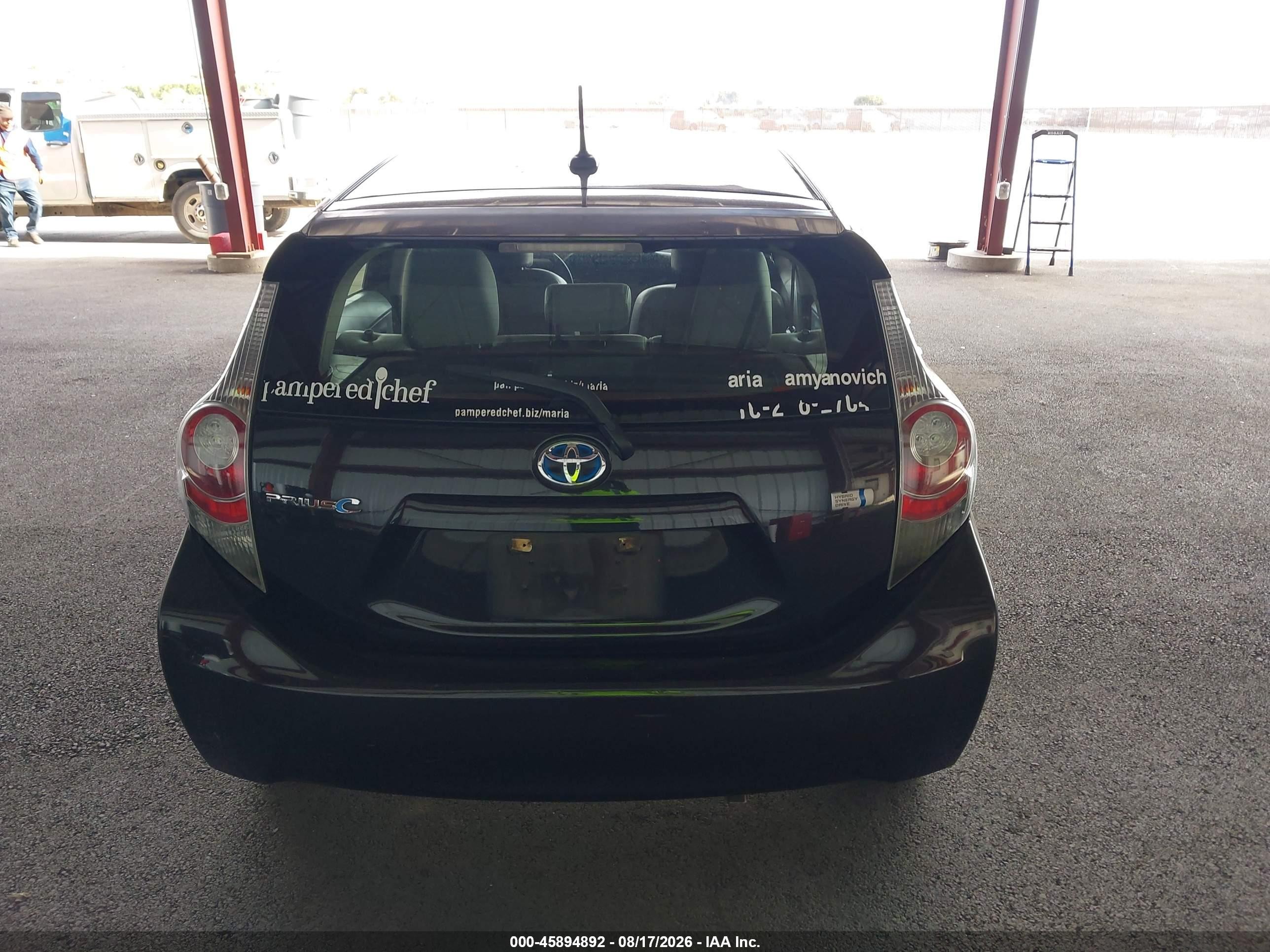 2014 Toyota Prius C Four Black vin: JTDKDTB34E1069894