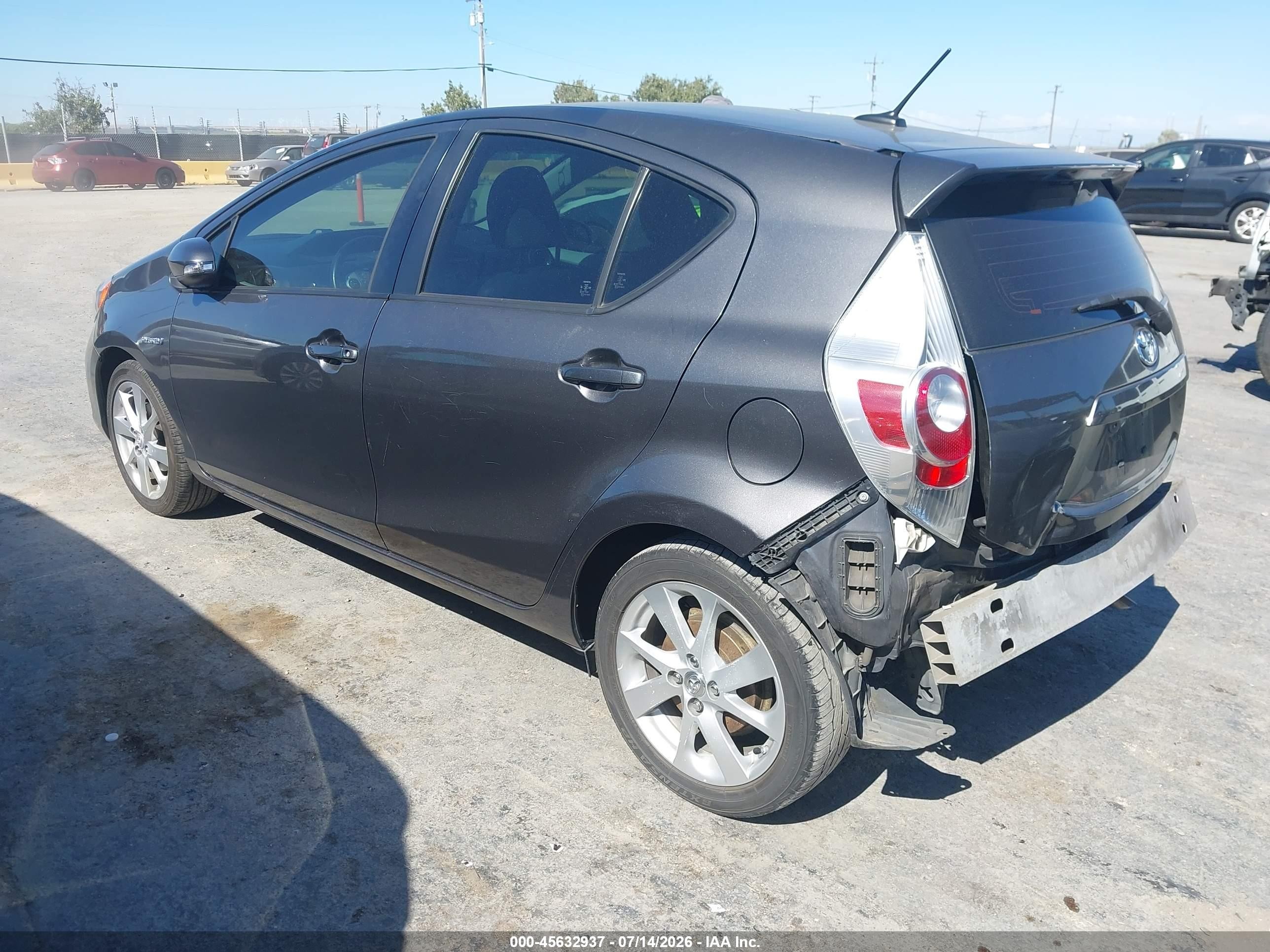 2014 Toyota Prius C Four Gray vin: JTDKDTB34E1073380