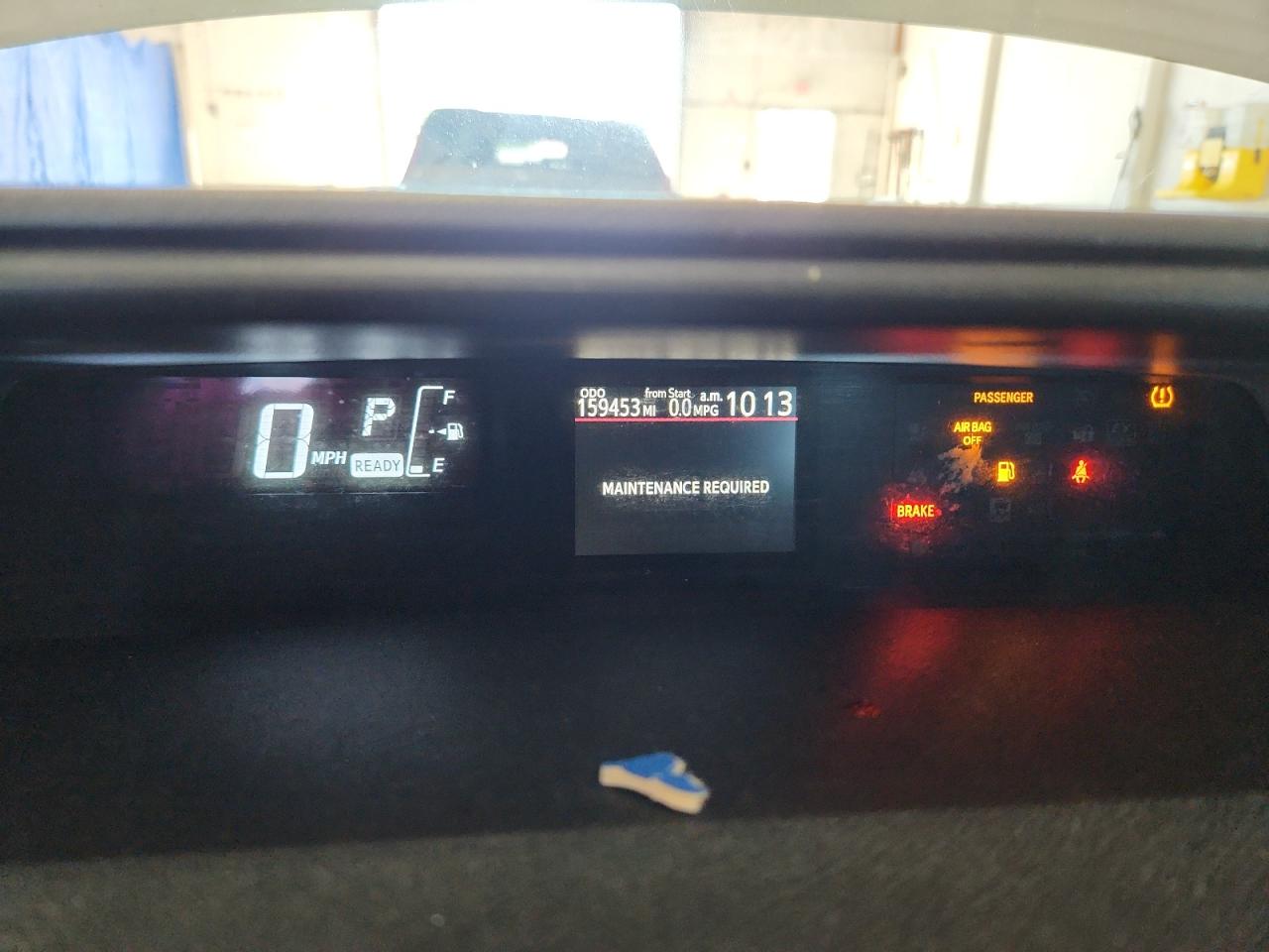 2015 Toyota Prius C One Silver vin: JTDKDTB34F1105357 Damage: Warning Light - Brakes, On, Unacceptable