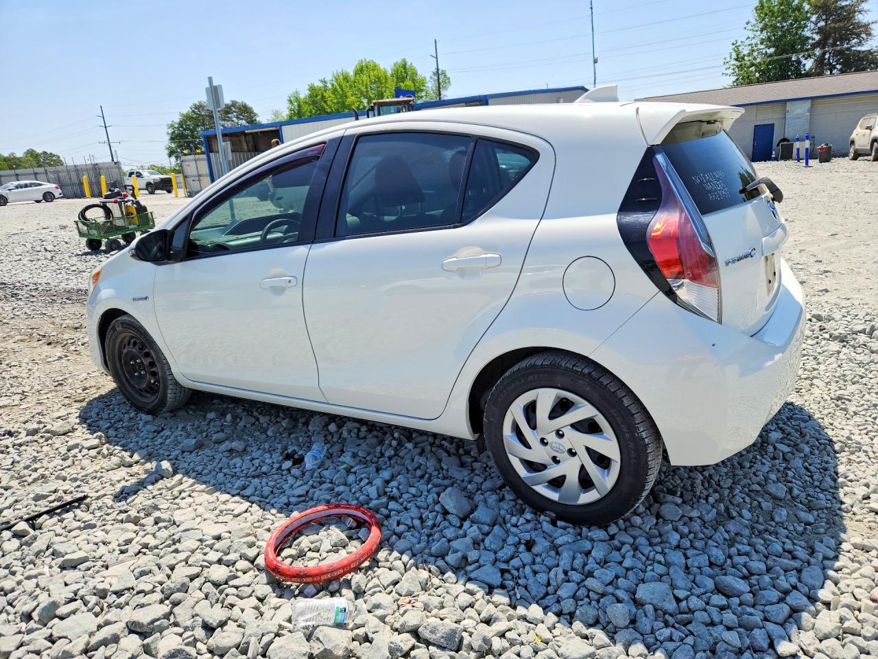 2015 Toyota Prius C Two White vin: JTDKDTB34F1577705