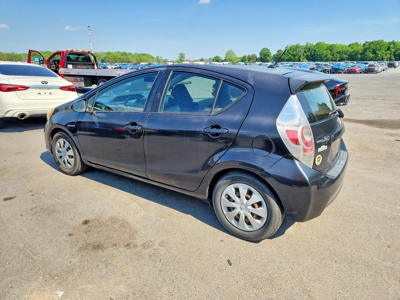 2012 Toyota Prius C Two Charcoal vin: JTDKDTB35C1019700