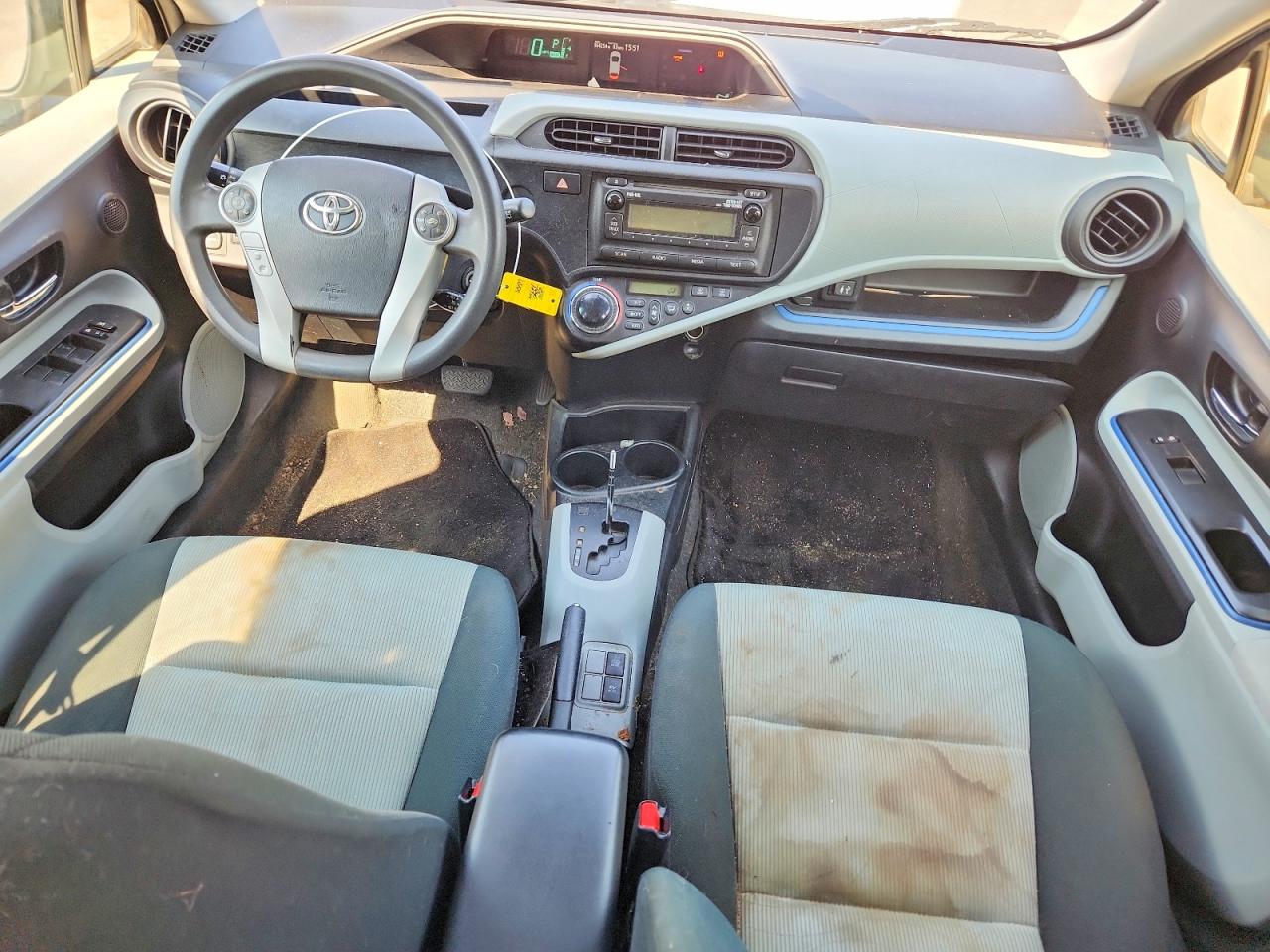 2012 Toyota Prius C Two Charcoal vin: JTDKDTB35C1019700