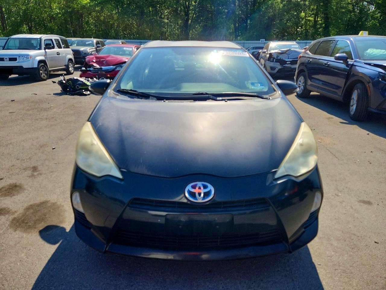 2012 Toyota Prius C Two Charcoal vin: JTDKDTB35C1019700