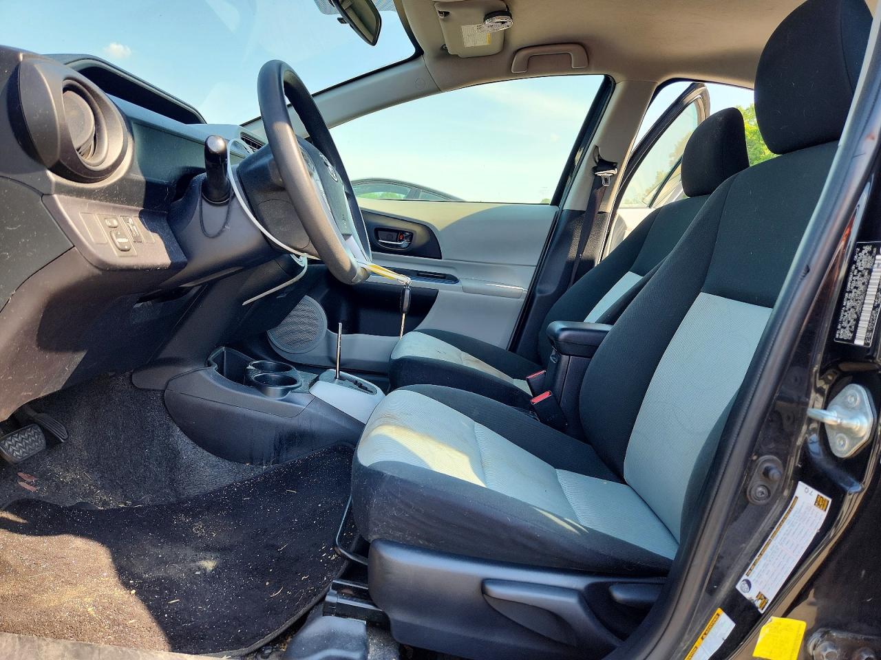2012 Toyota Prius C Two Charcoal vin: JTDKDTB35C1019700