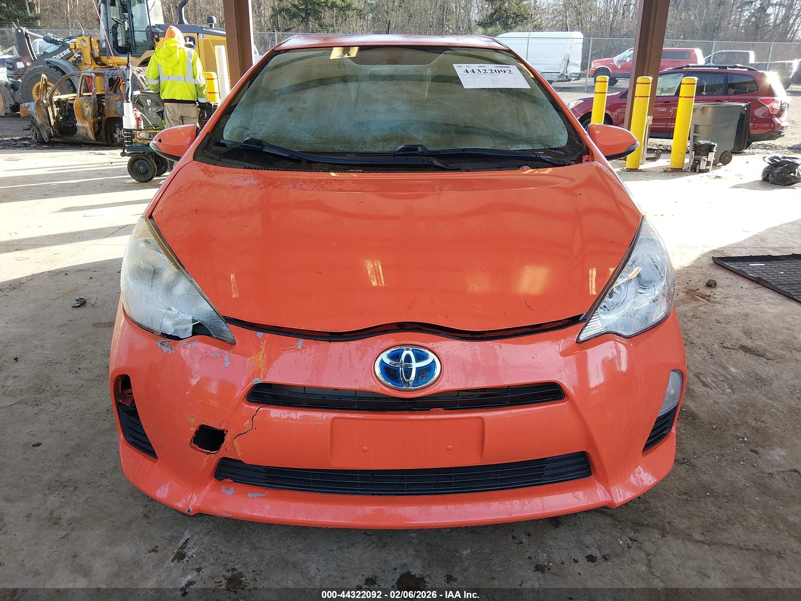 2012 Toyota Prius C Three Orange vin: JTDKDTB35C1028820