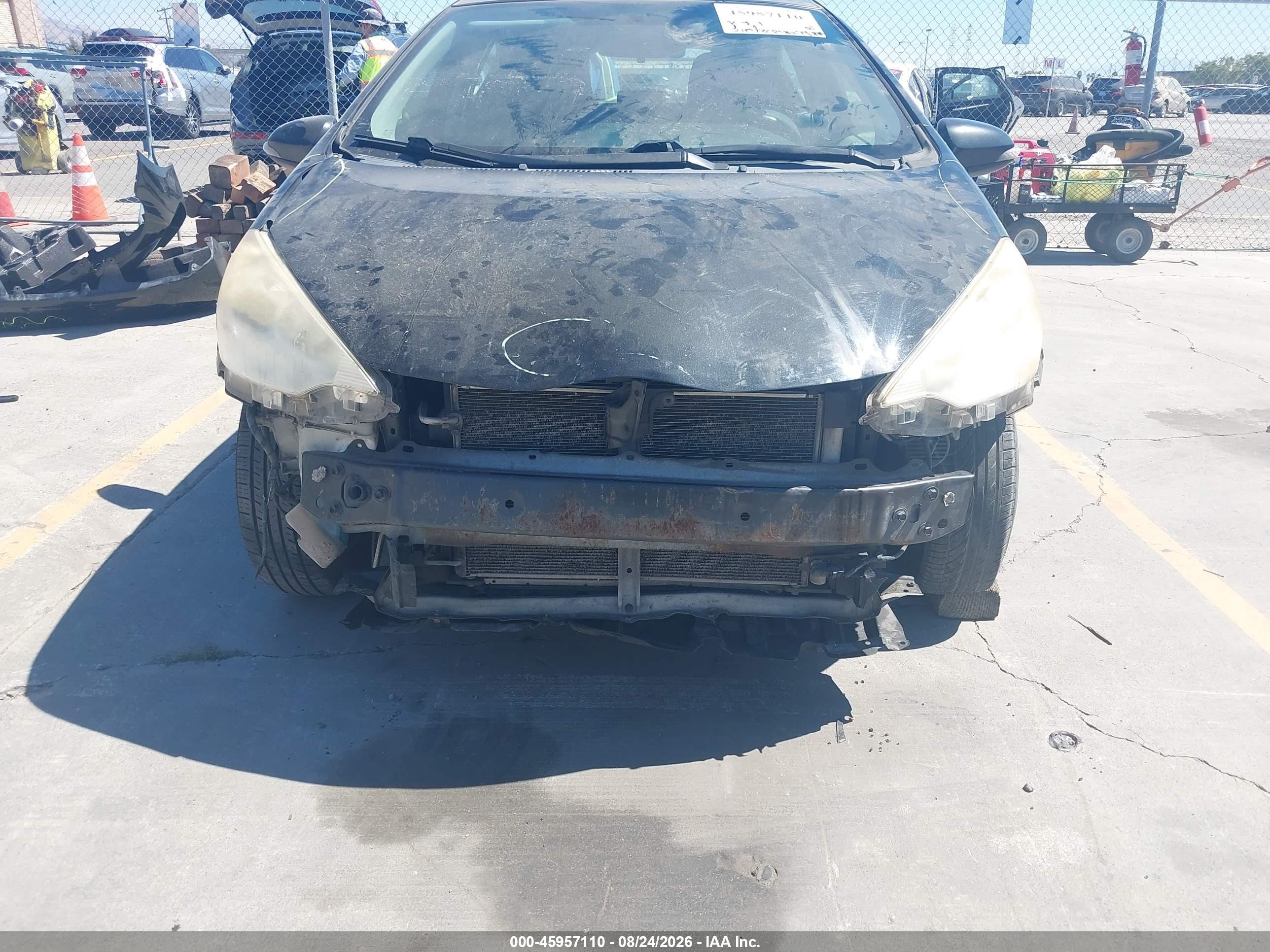 2013 Toyota Prius C Two Black vin: JTDKDTB35D1056098
