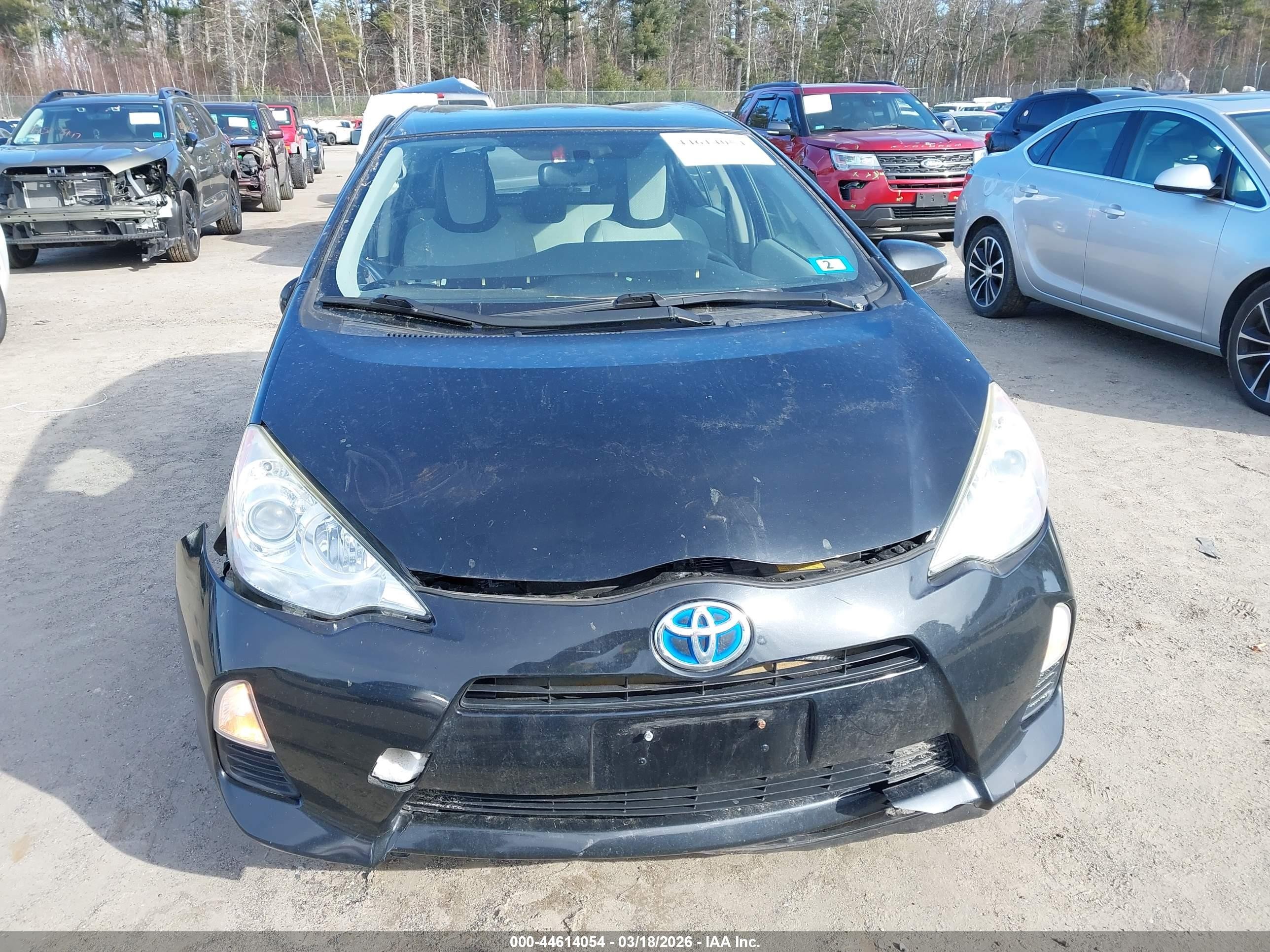 2014 Toyota Prius C One Black vin: JTDKDTB35E1074120