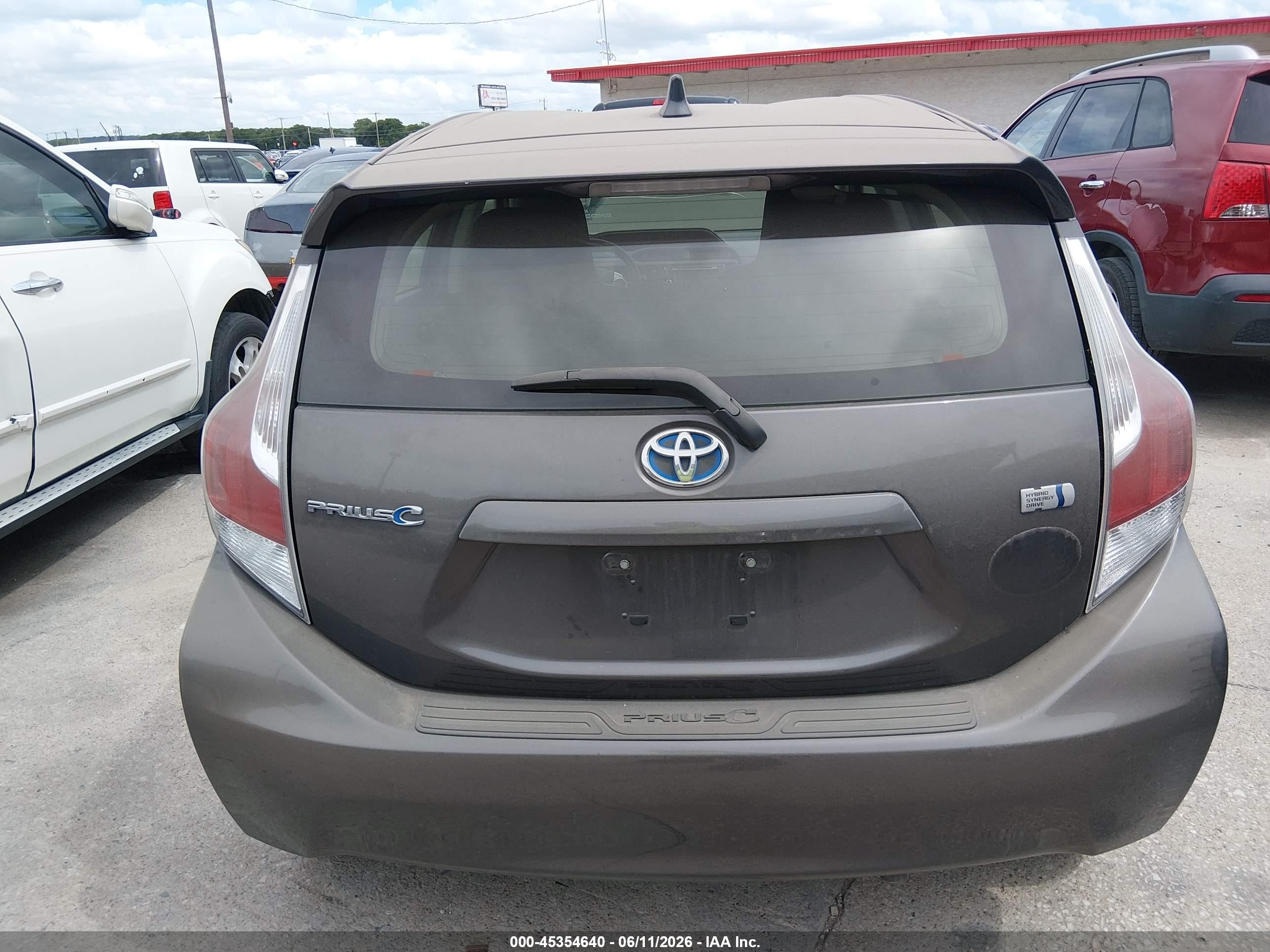 2015 Toyota Prius C One Gray vin: JTDKDTB35F1099472