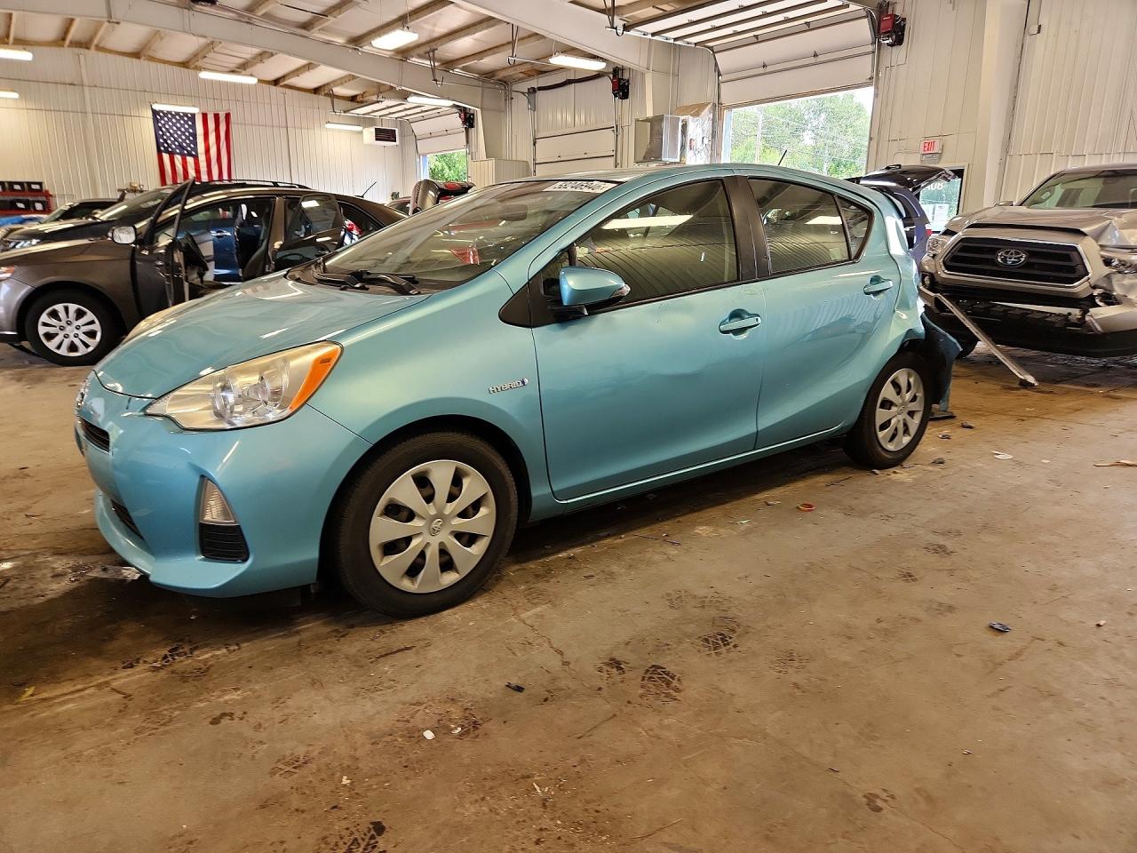 2012 Toyota Prius C Three Blue vin: JTDKDTB36C1019575
