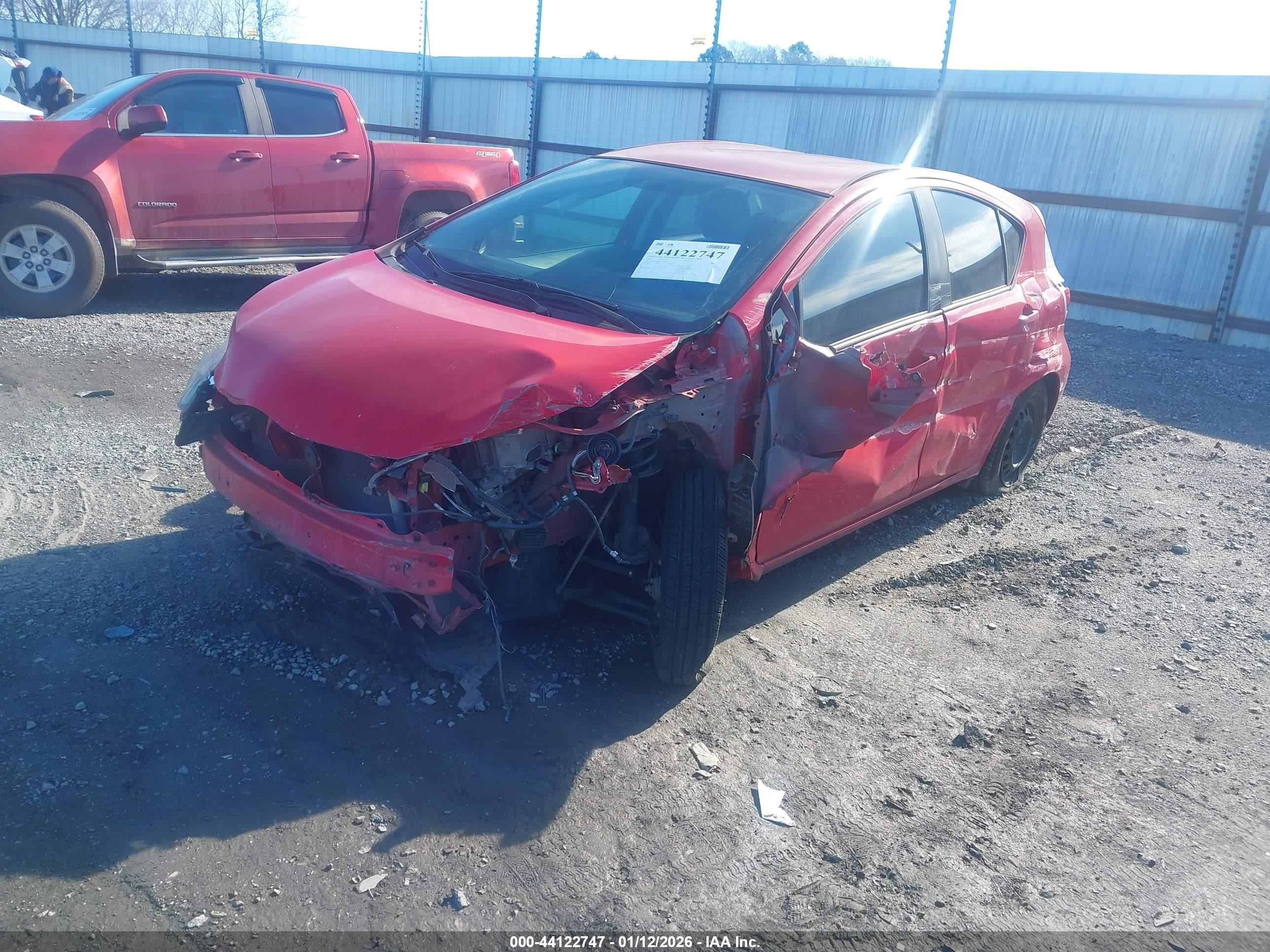 2013 Toyota Prius C Two Red vin: JTDKDTB36D1032084