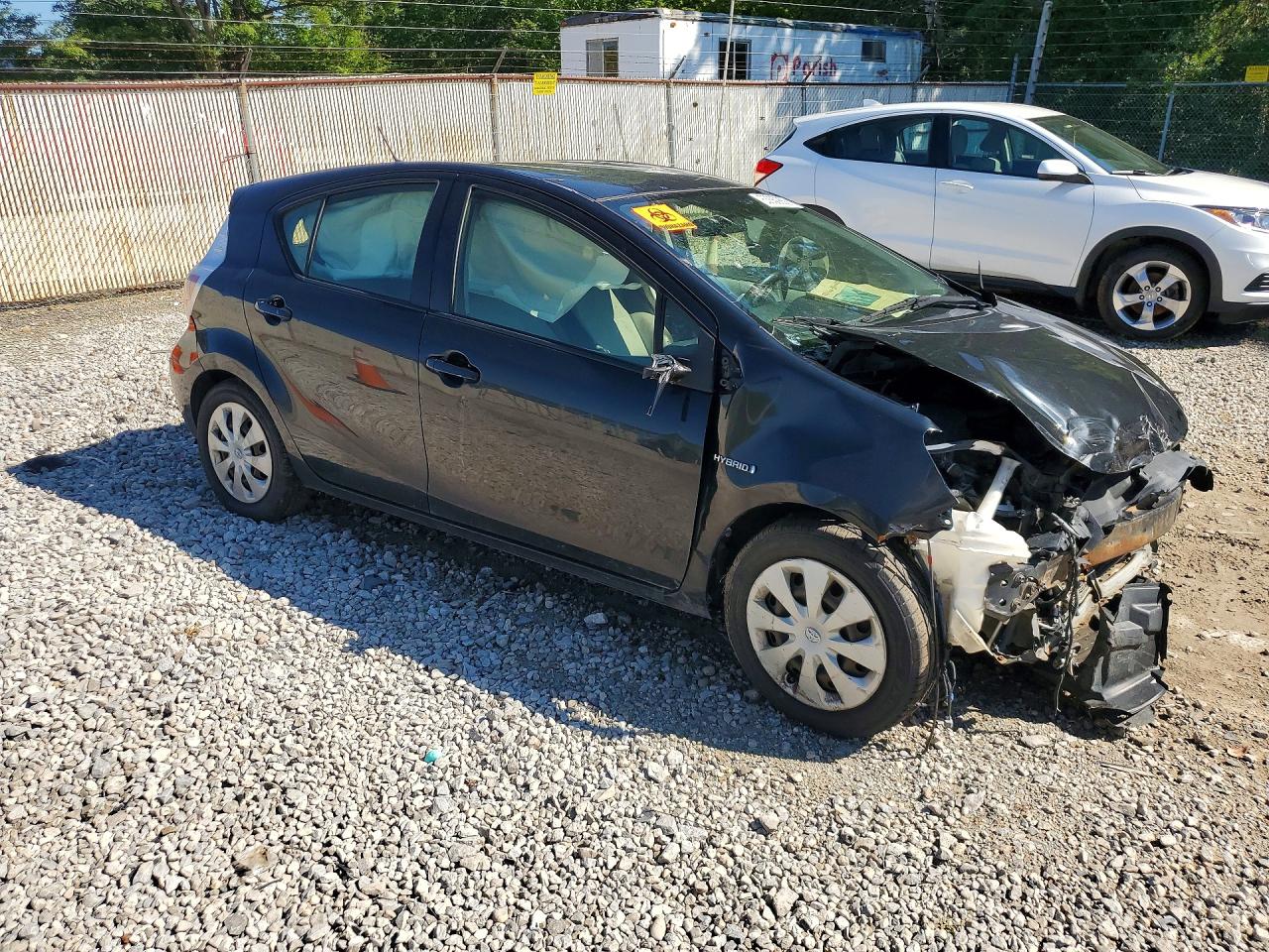 2013 Toyota Prius C Black vin: JTDKDTB36D1552026