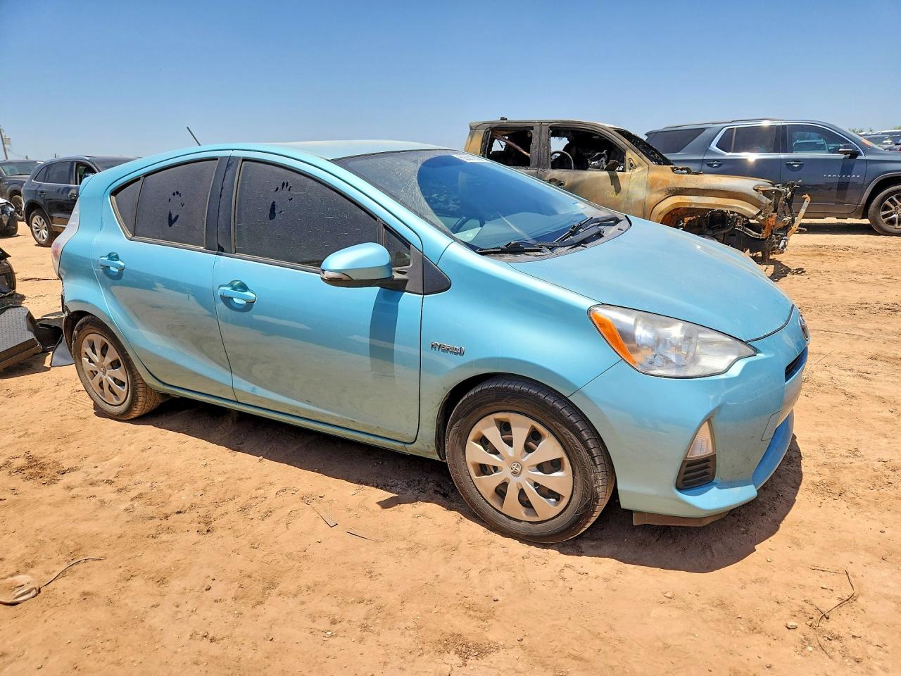 2012 Toyota Prius C Two Blue vin: JTDKDTB37C1000565