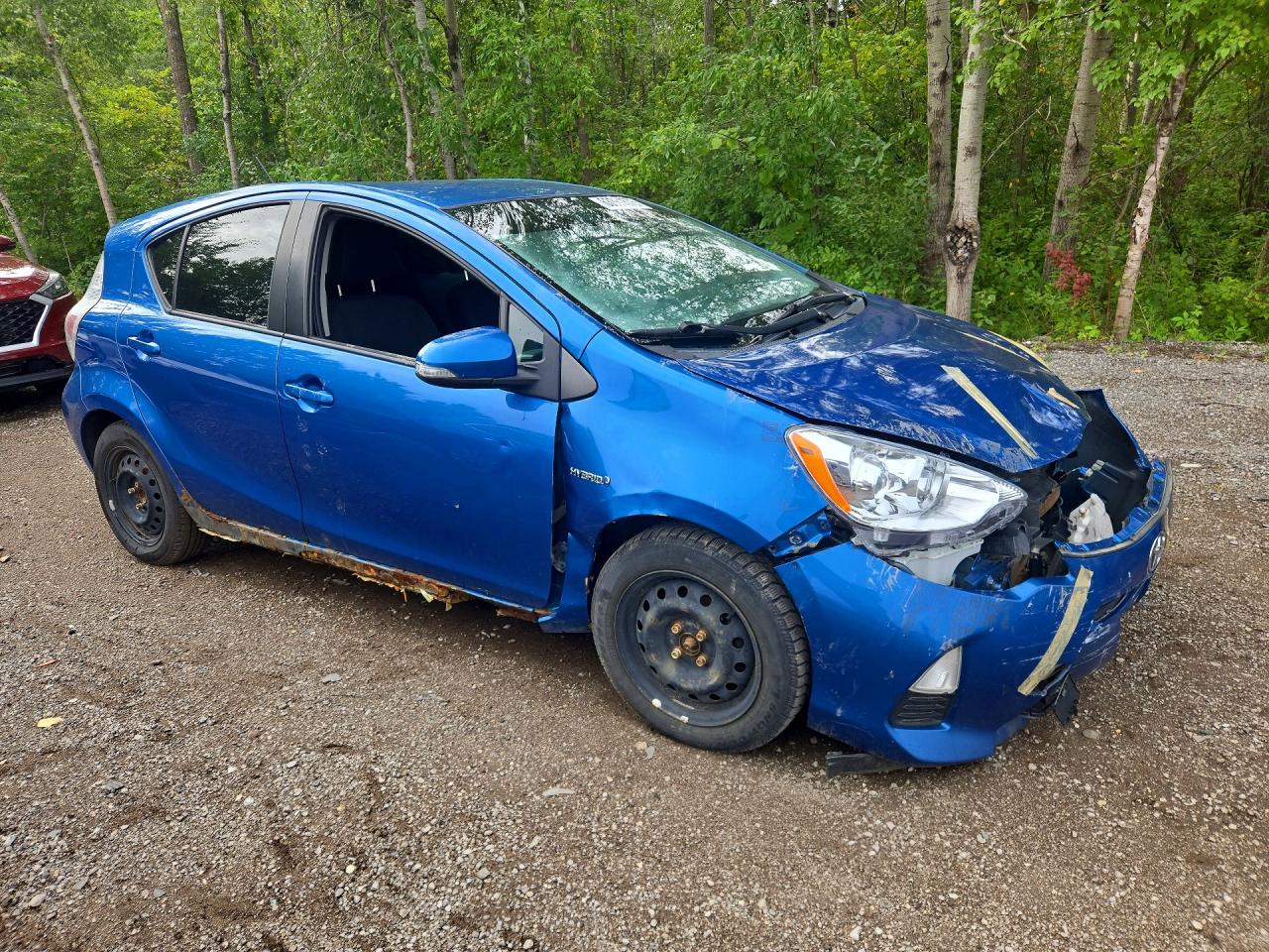 2012 Toyota Prius C One Blue vin: JTDKDTB37C1504243