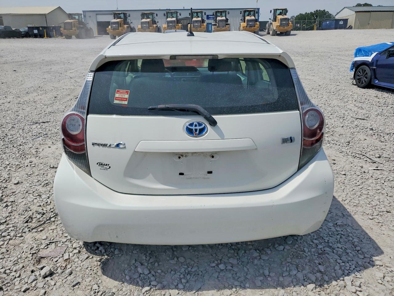2013 Toyota Prius C Two White vin: JTDKDTB37D1548728