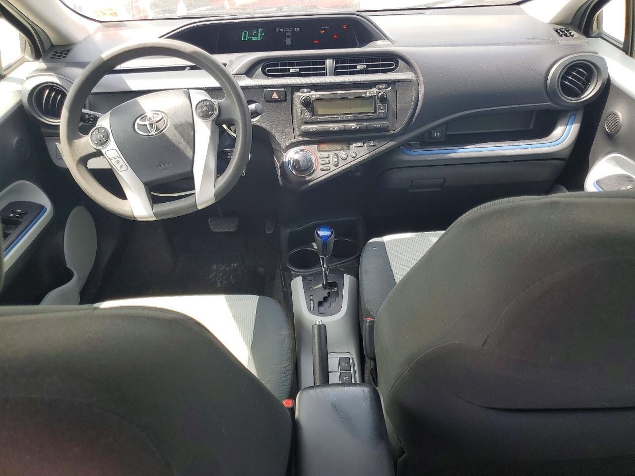 2013 Toyota Prius C Two White vin: JTDKDTB37D1548728
